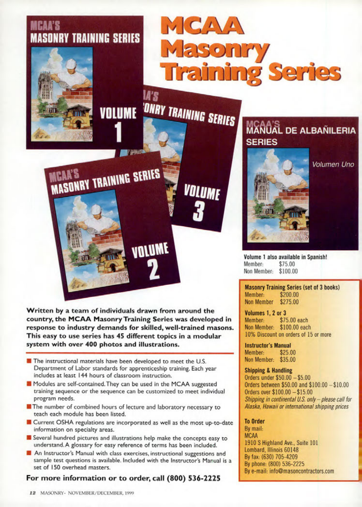 Masonry Magazine December 1999 Page. 12