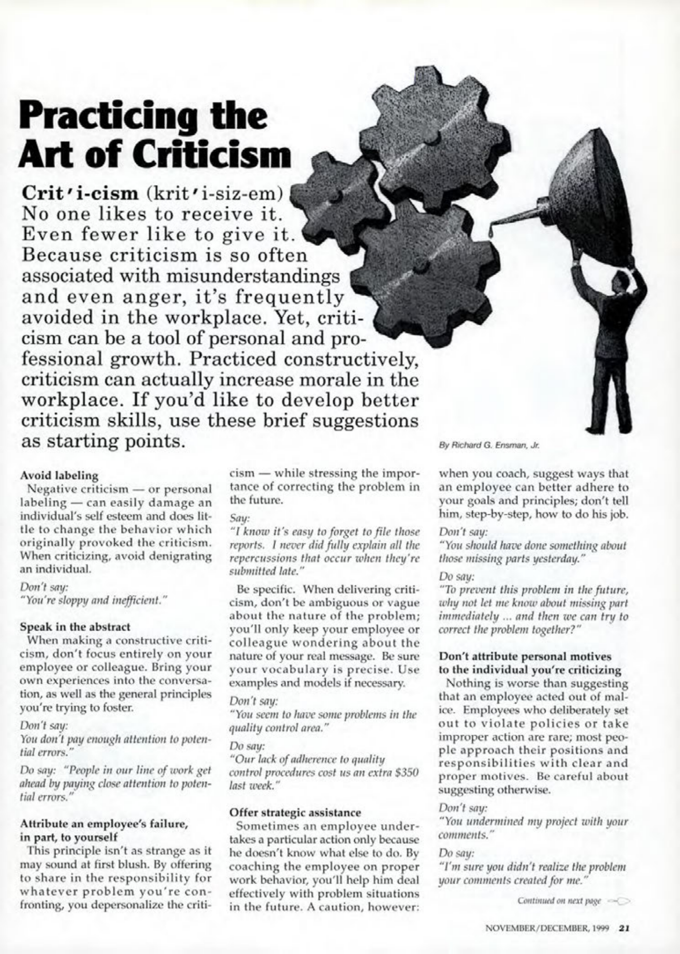 Masonry Magazine December 1999 Page. 21