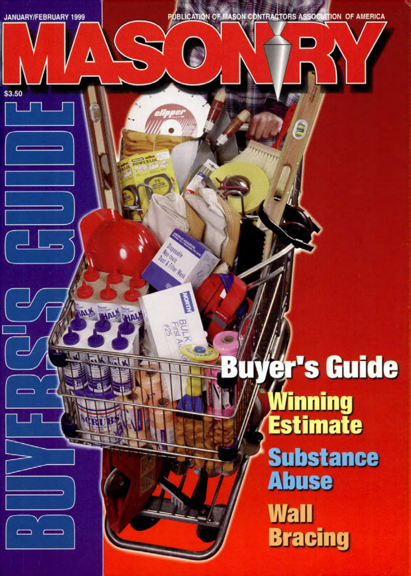 Masonry Magazine February 1999 Page. 1