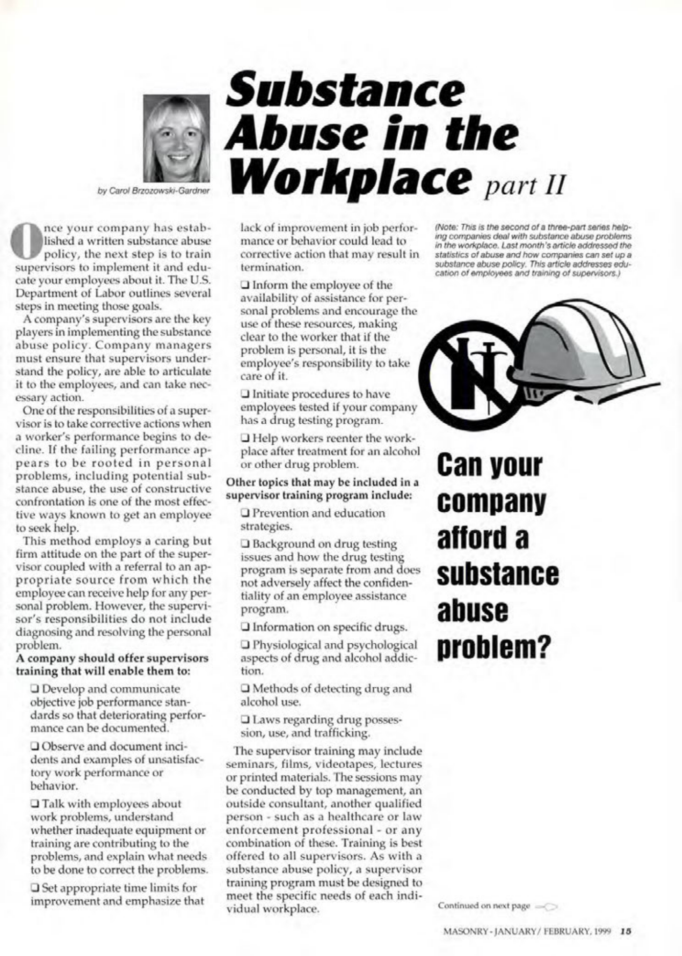 Masonry Magazine February 1999 Page. 17