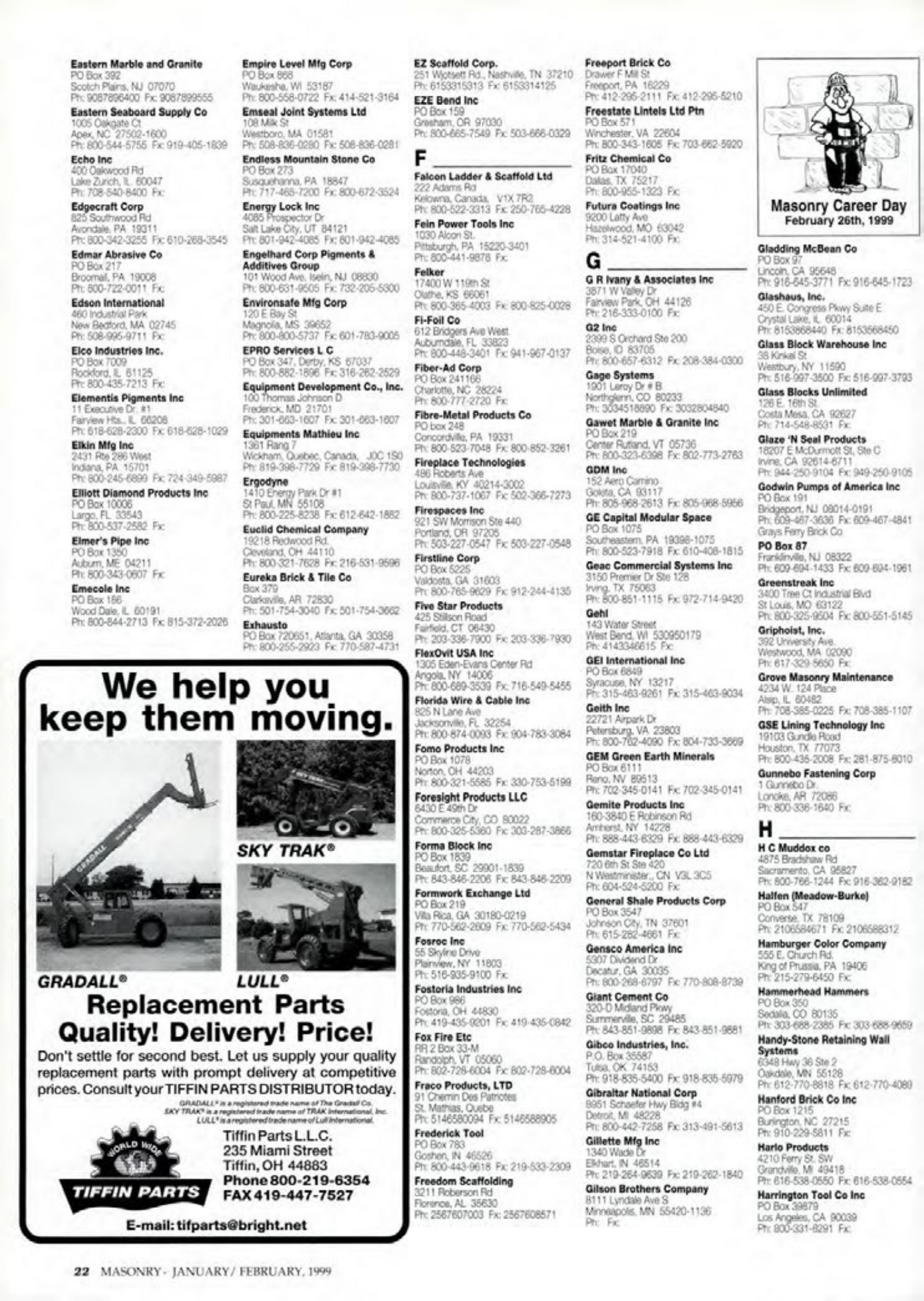Masonry Magazine February 1999 Page. 24