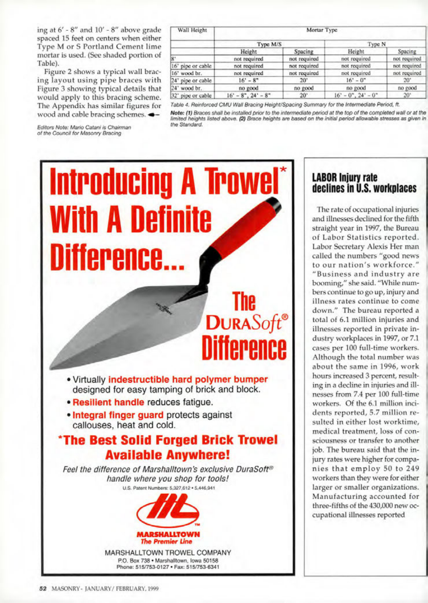 Masonry Magazine February 1999 Page. 56