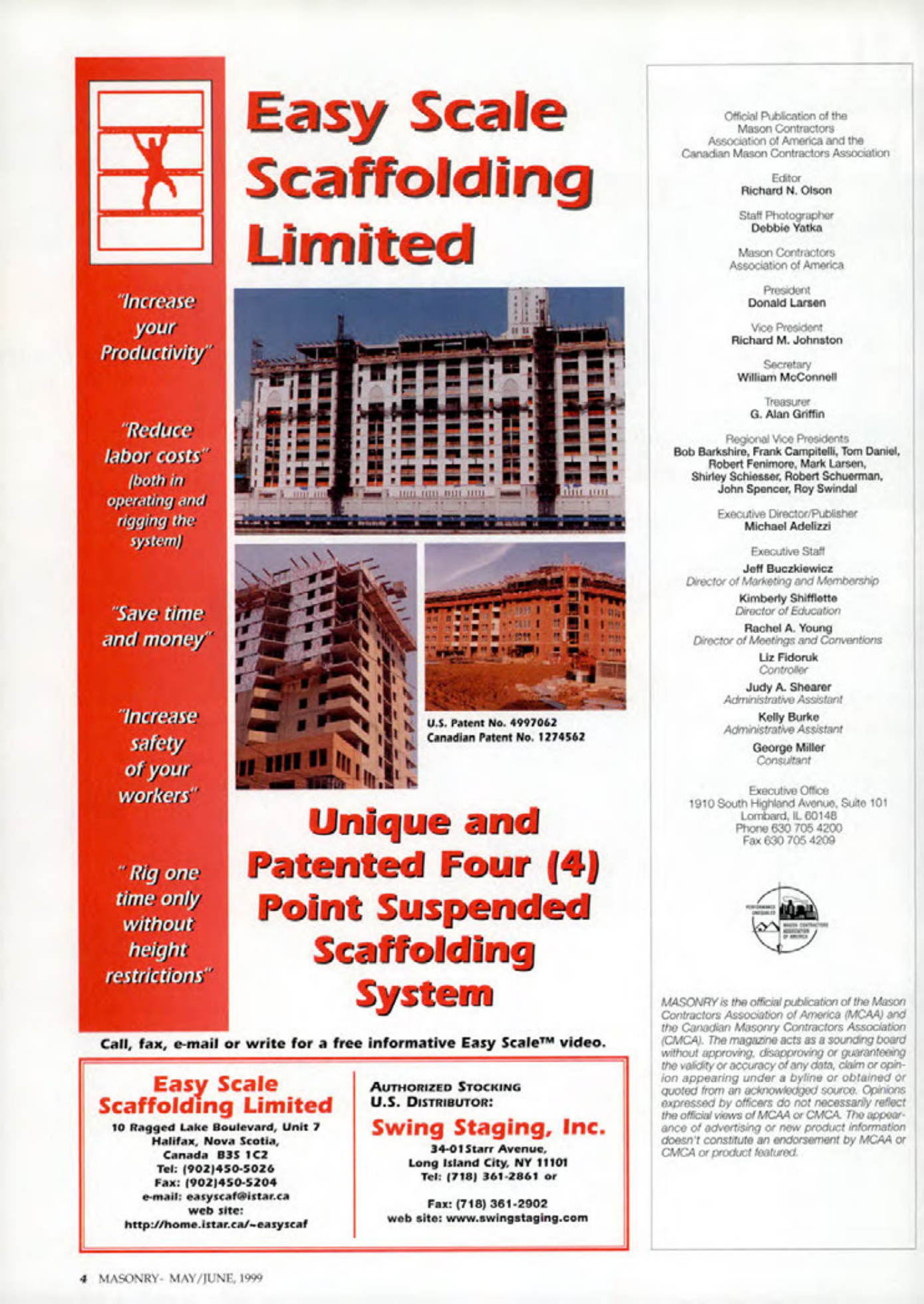 Masonry Magazine June 1999 Page. 4