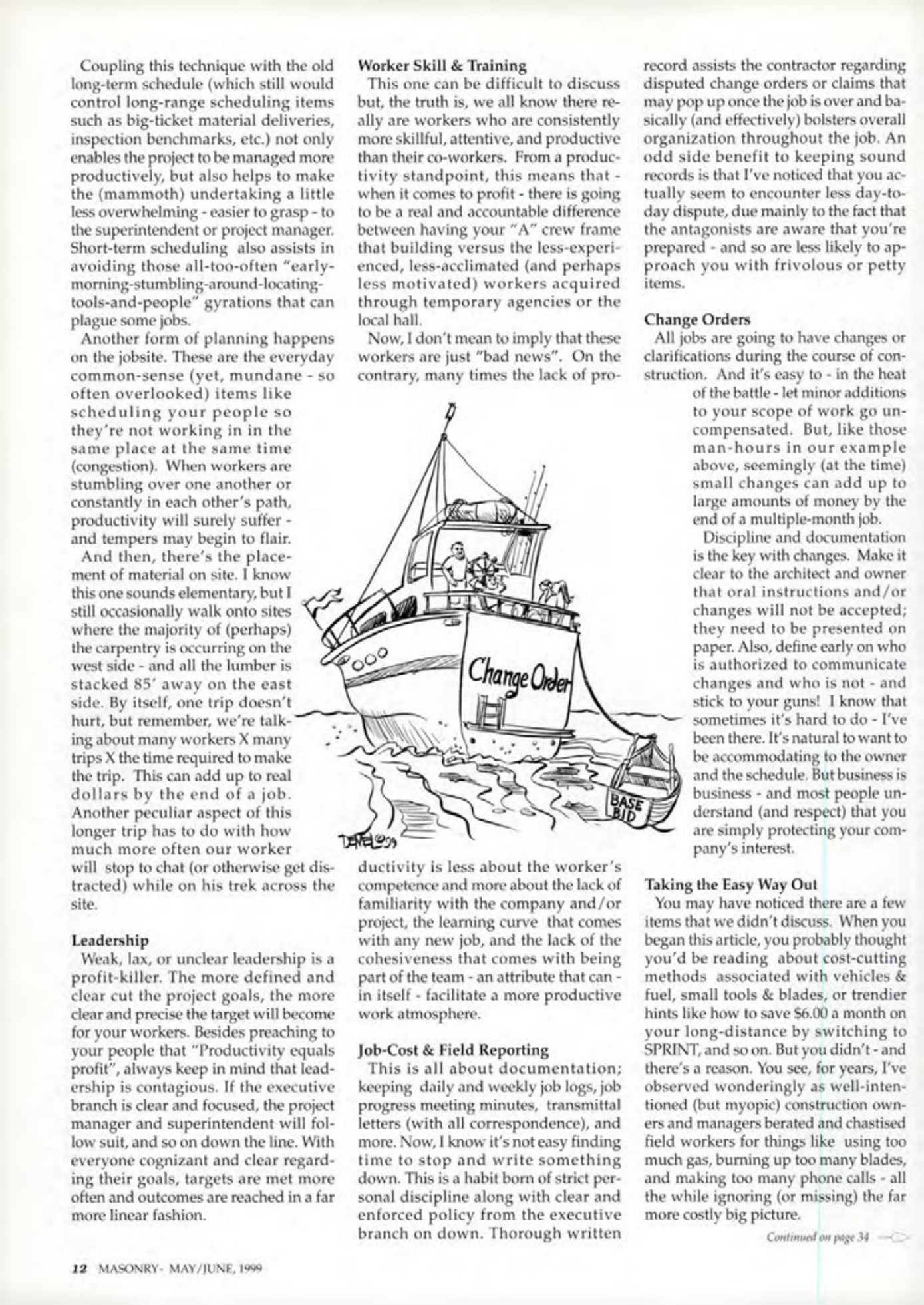 Masonry Magazine June 1999 Page. 12