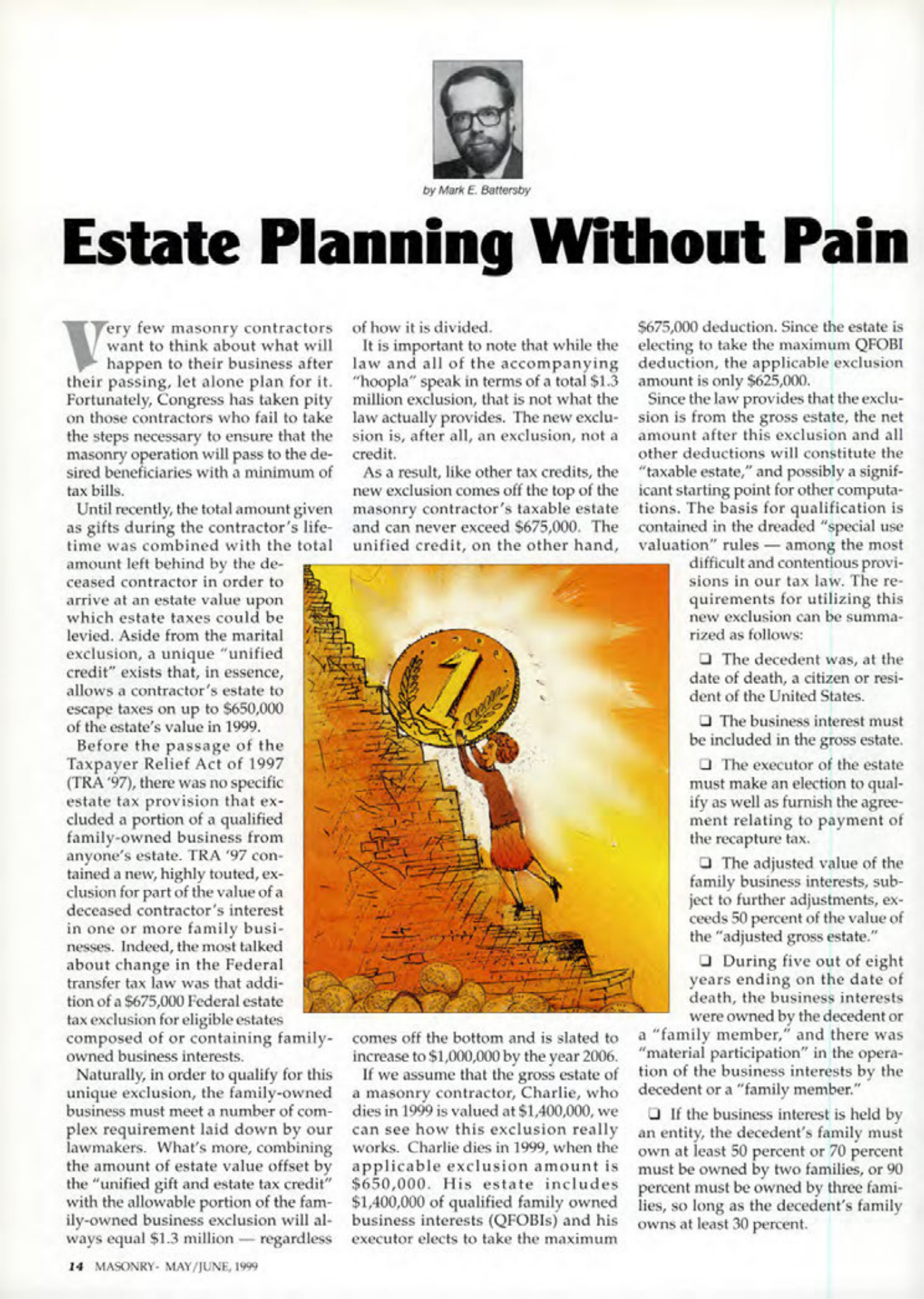 Masonry Magazine June 1999 Page. 14