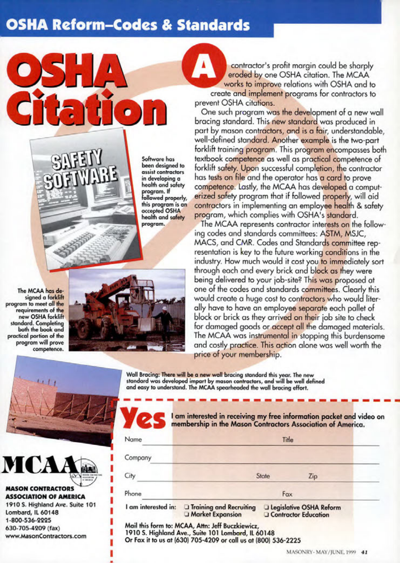 Masonry Magazine June 1999 Page. 41