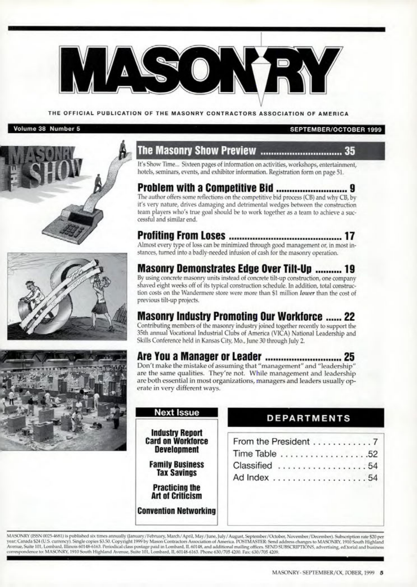 Masonry Magazine October 1999 Page. 5