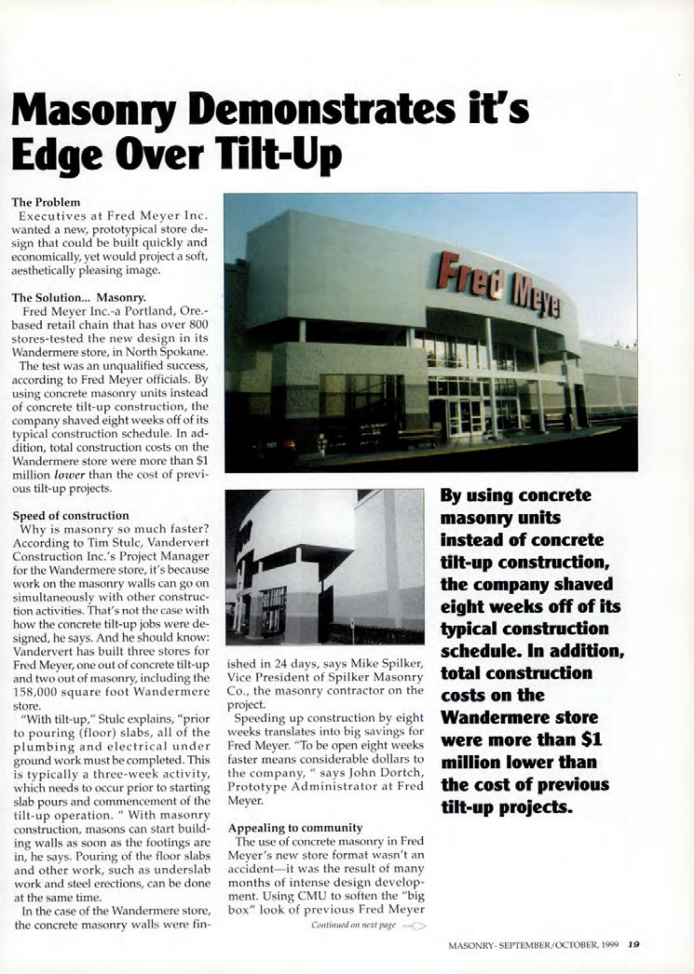 Masonry Magazine October 1999 Page. 19