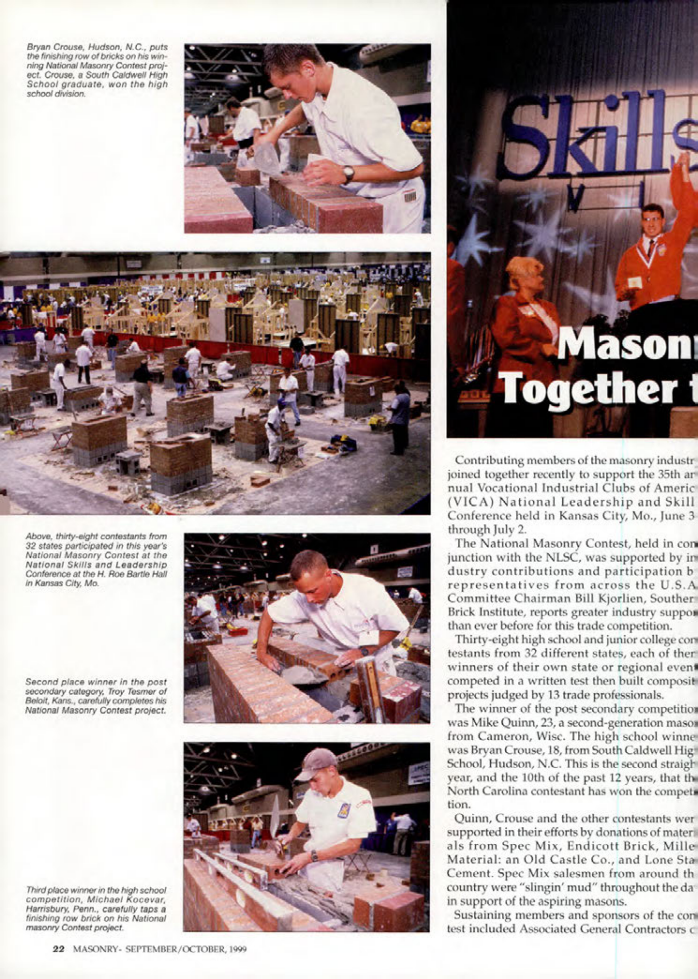 Masonry Magazine October 1999 Page. 22