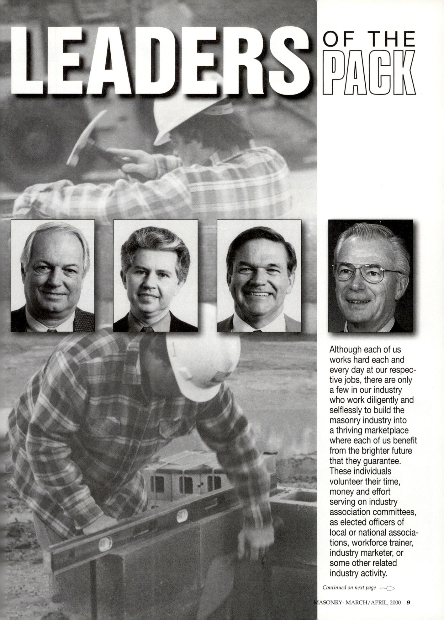 Masonry Magazine April 2000 Page. 9