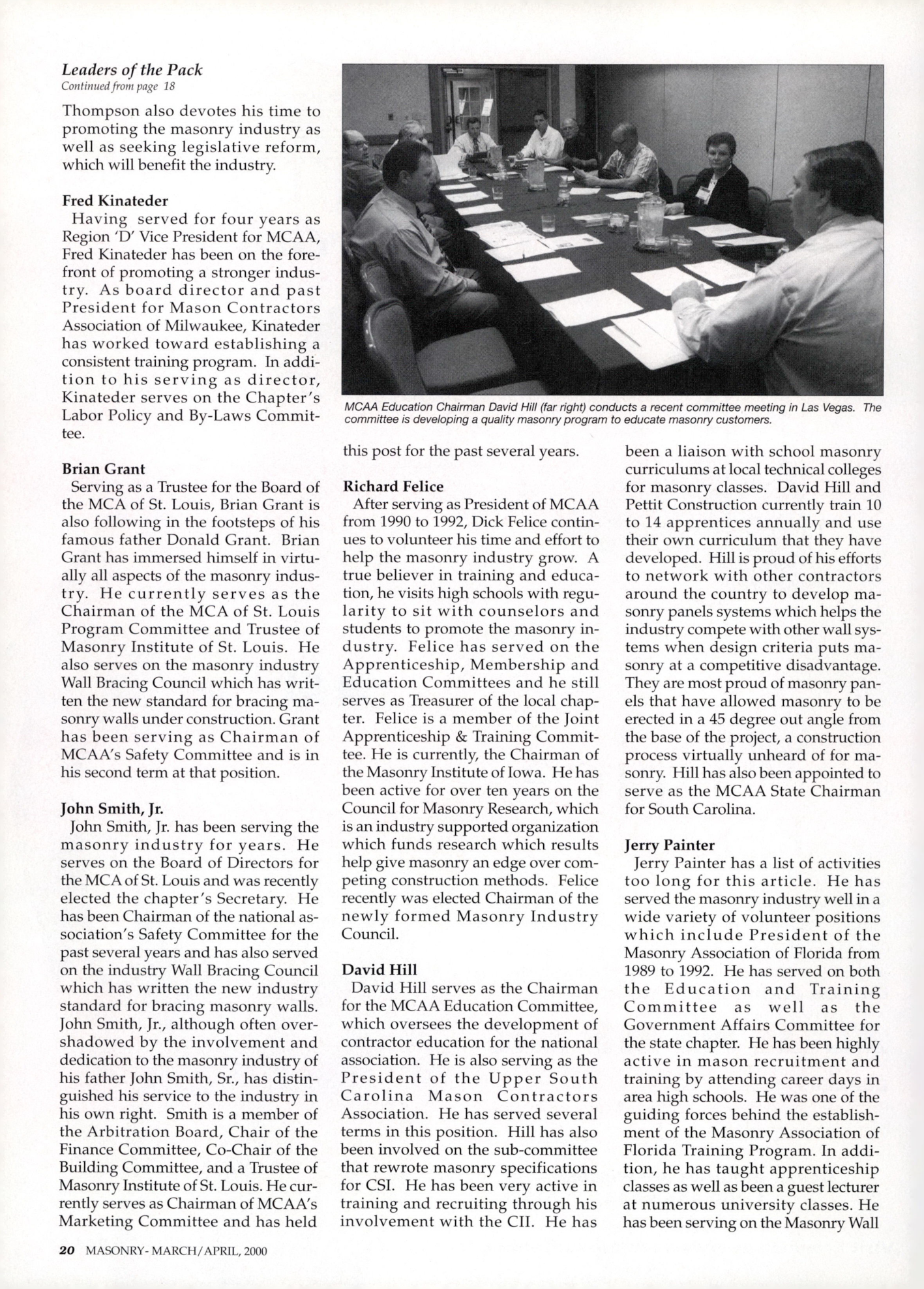Masonry Magazine April 2000 Page. 20
