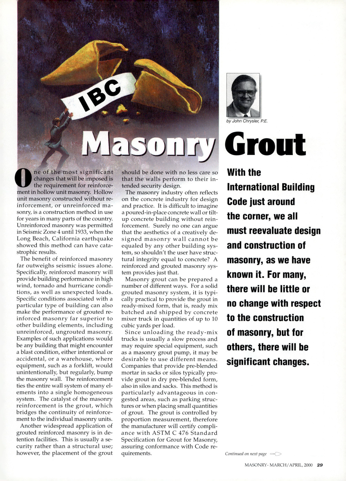 Masonry Magazine April 2000 Page. 29