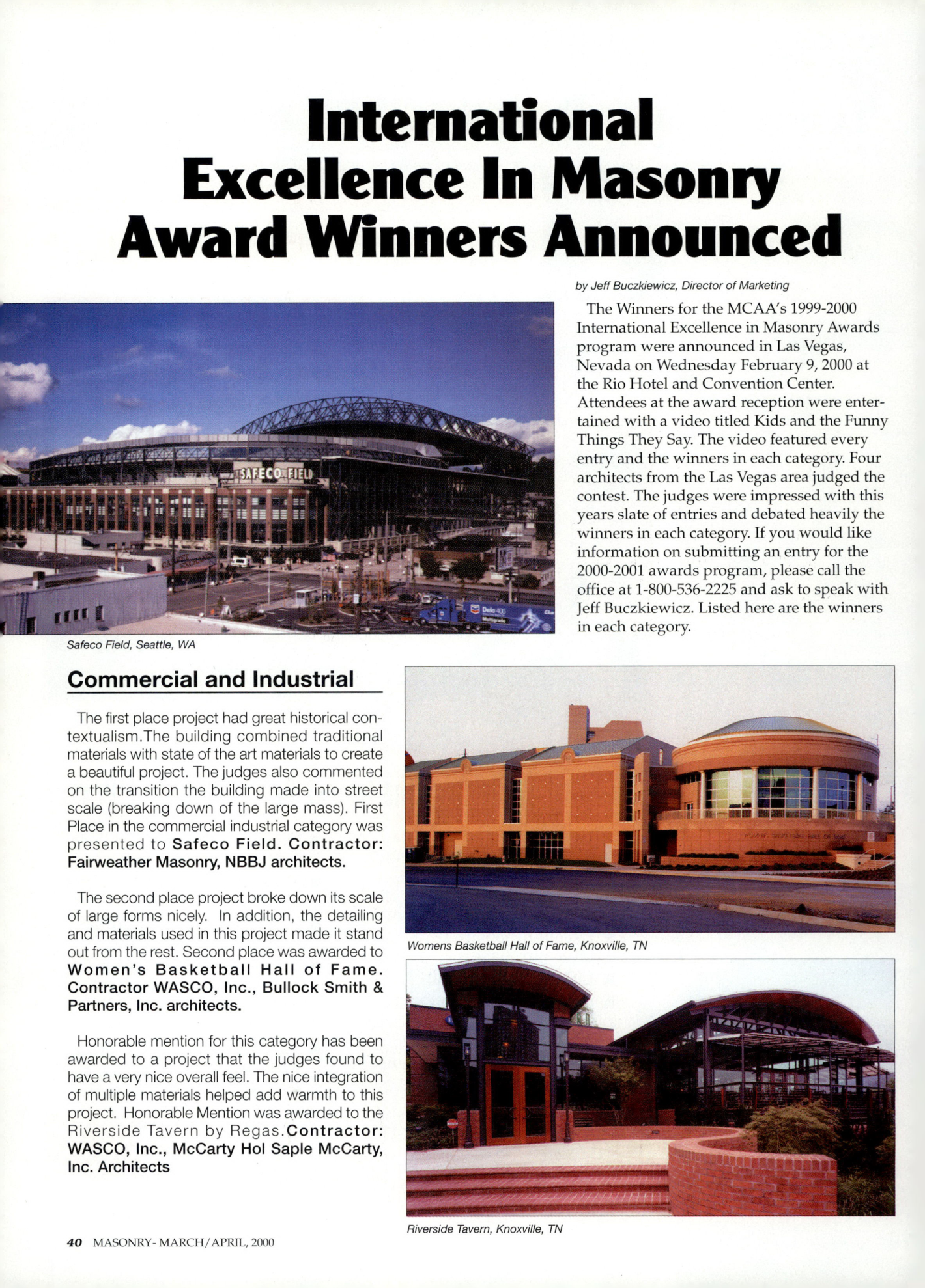 Masonry Magazine April 2000 Page. 40