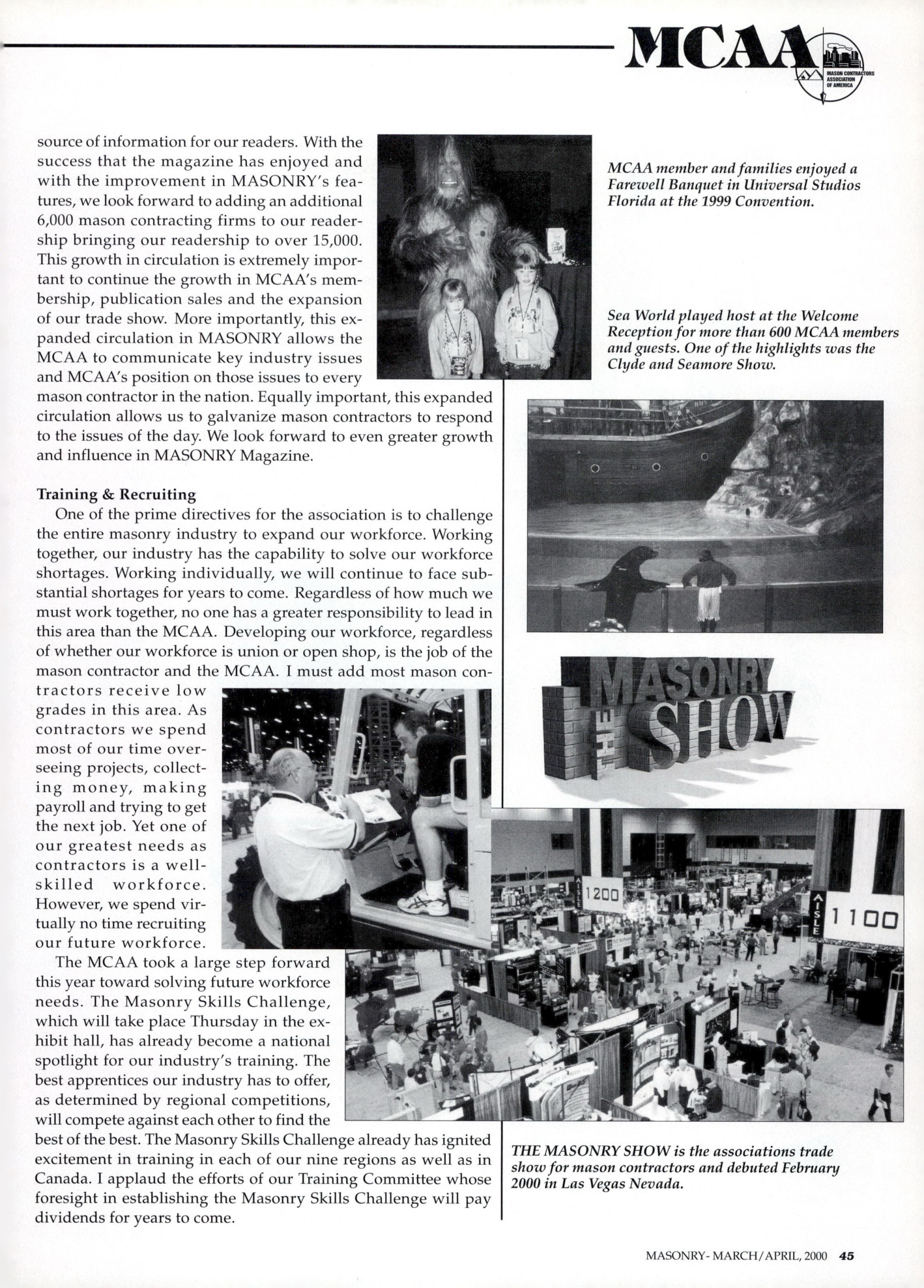 Masonry Magazine April 2000 Page. 45