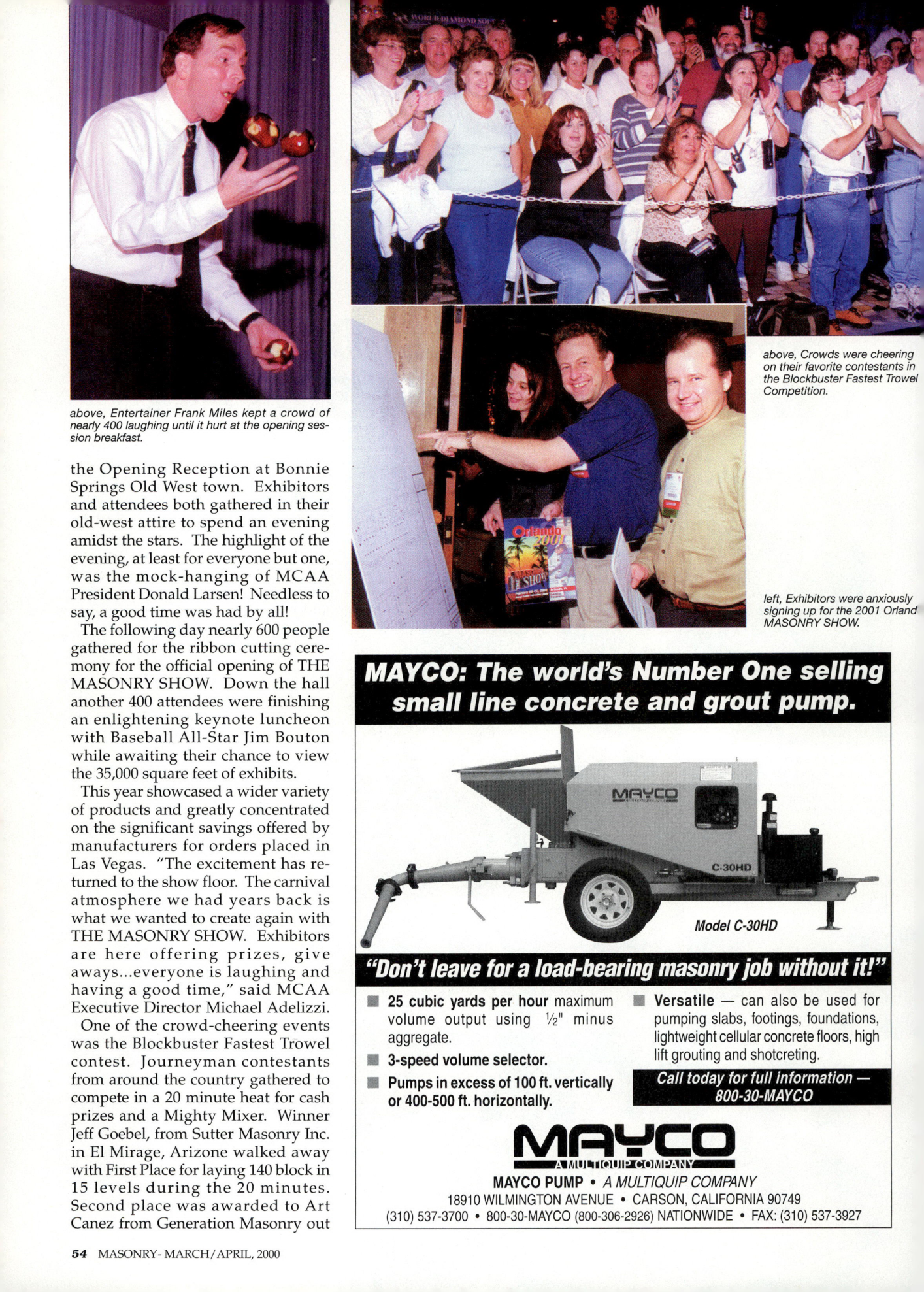 Masonry Magazine April 2000 Page. 54
