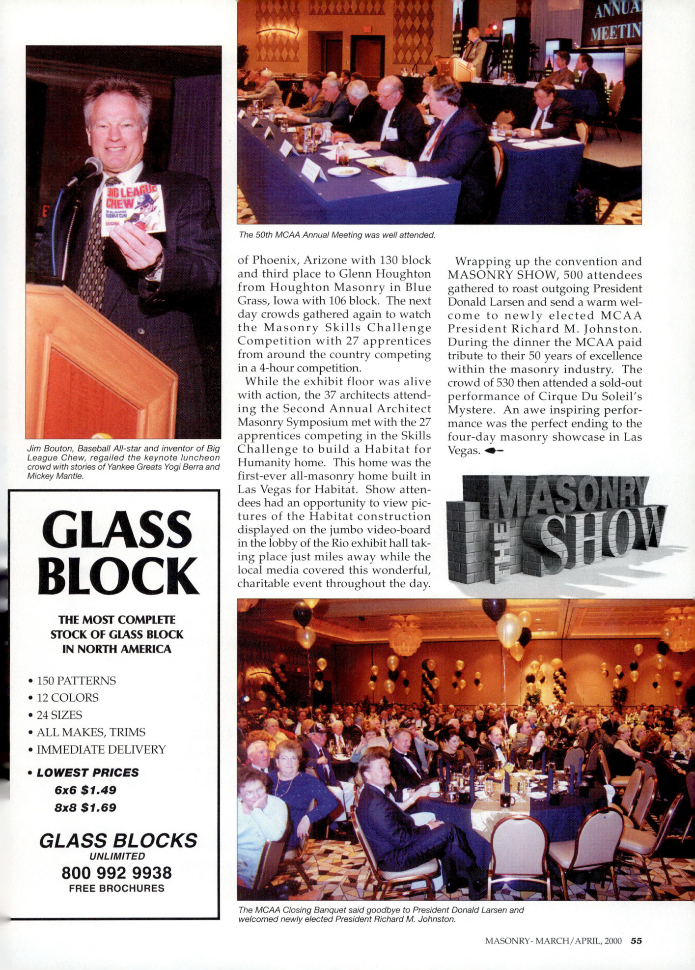 Masonry Magazine April 2000 Page. 55