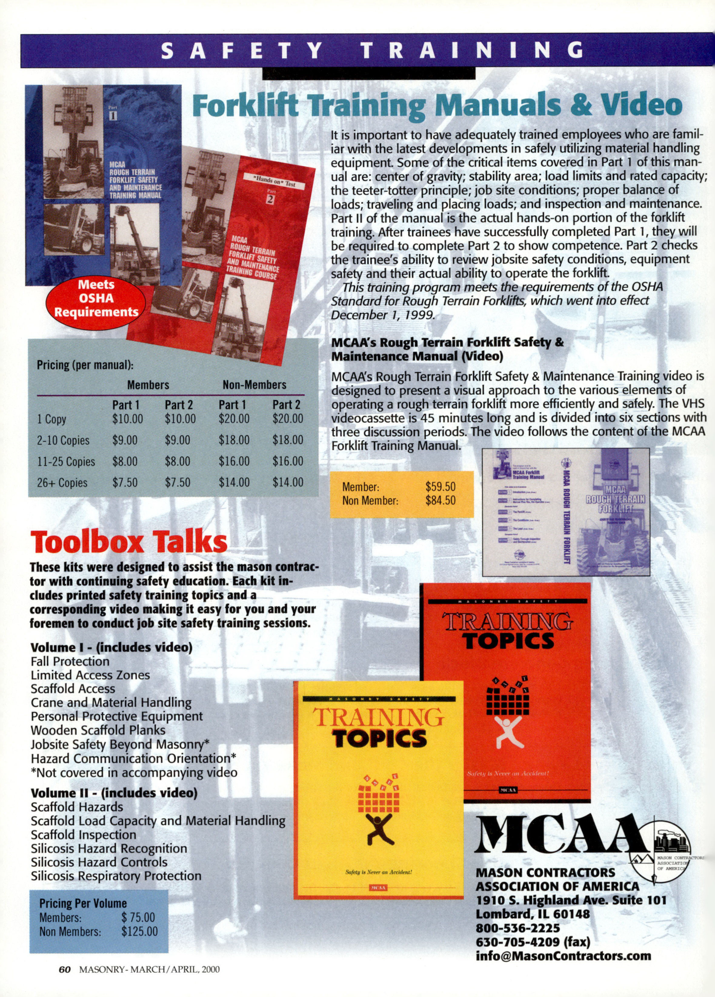 Masonry Magazine April 2000 Page. 60