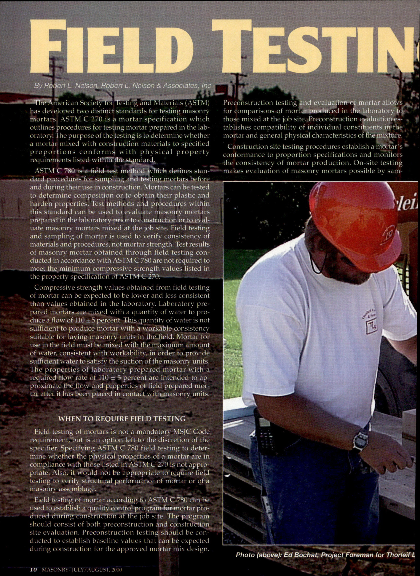 Masonry Magazine August 2000 Page. 10