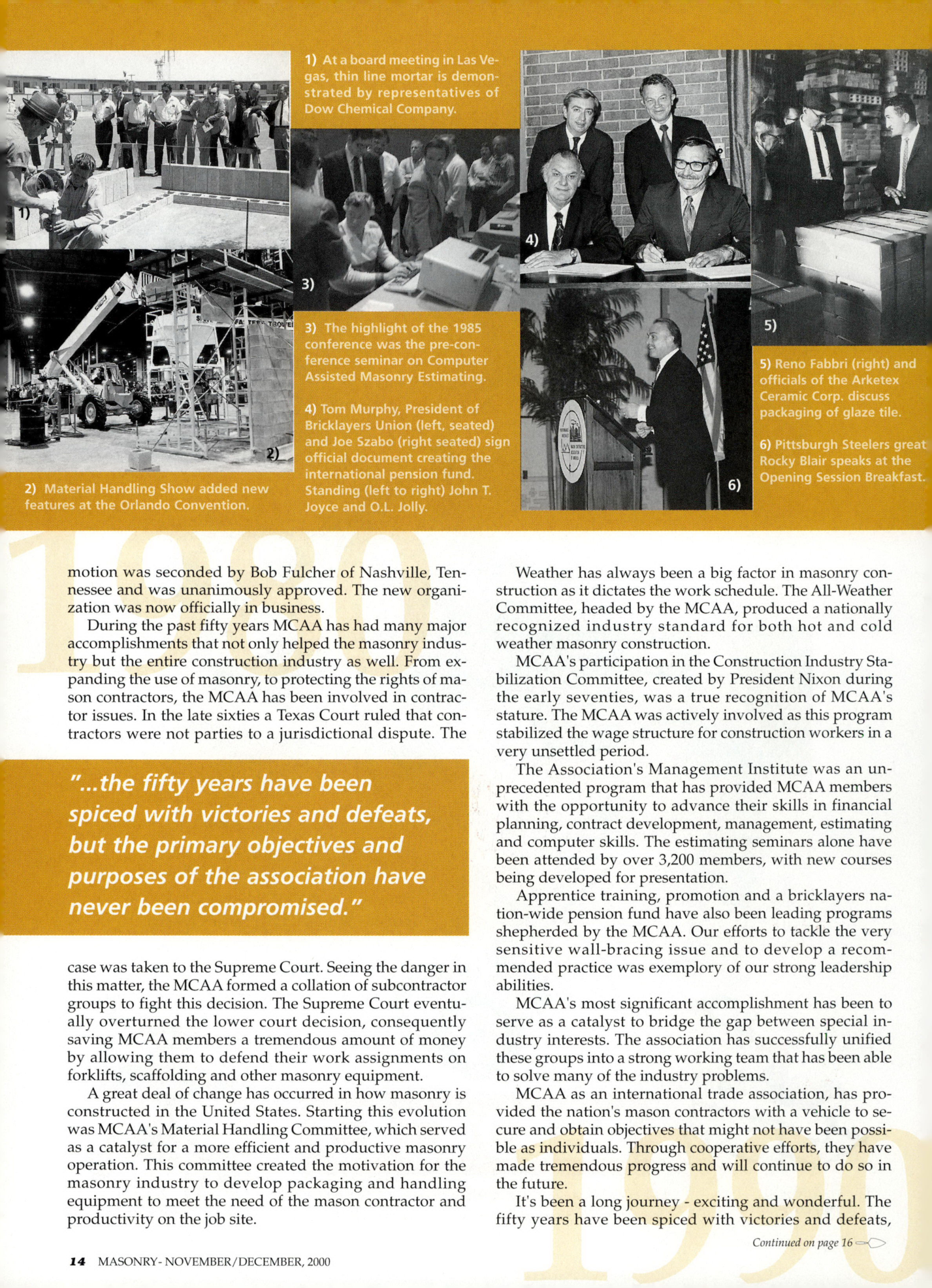 Masonry Magazine December 2000 Page. 14