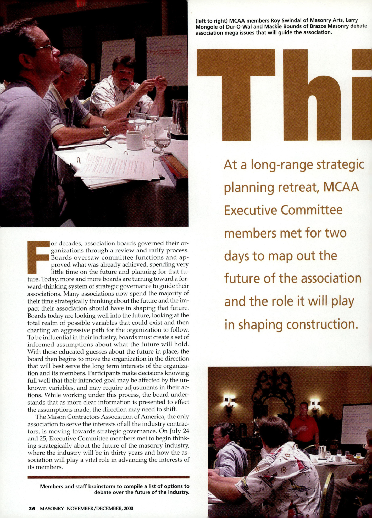 Masonry Magazine December 2000 Page. 36