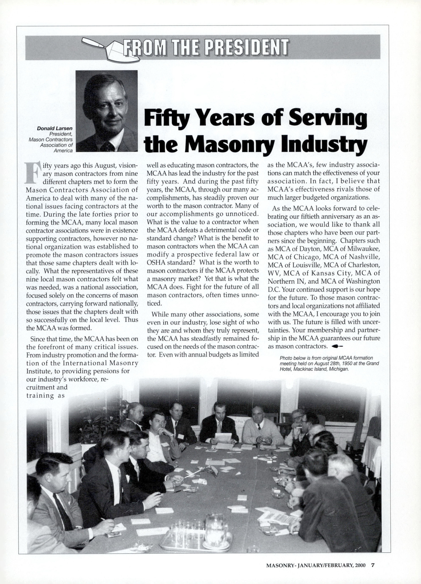 Masonry Magazine February 2000 Page. 7