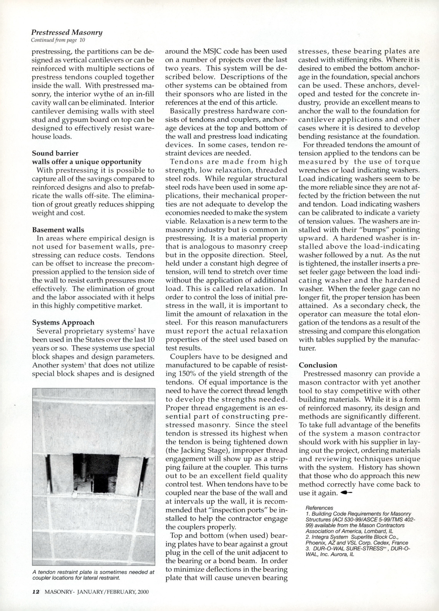 Masonry Magazine February 2000 Page. 12