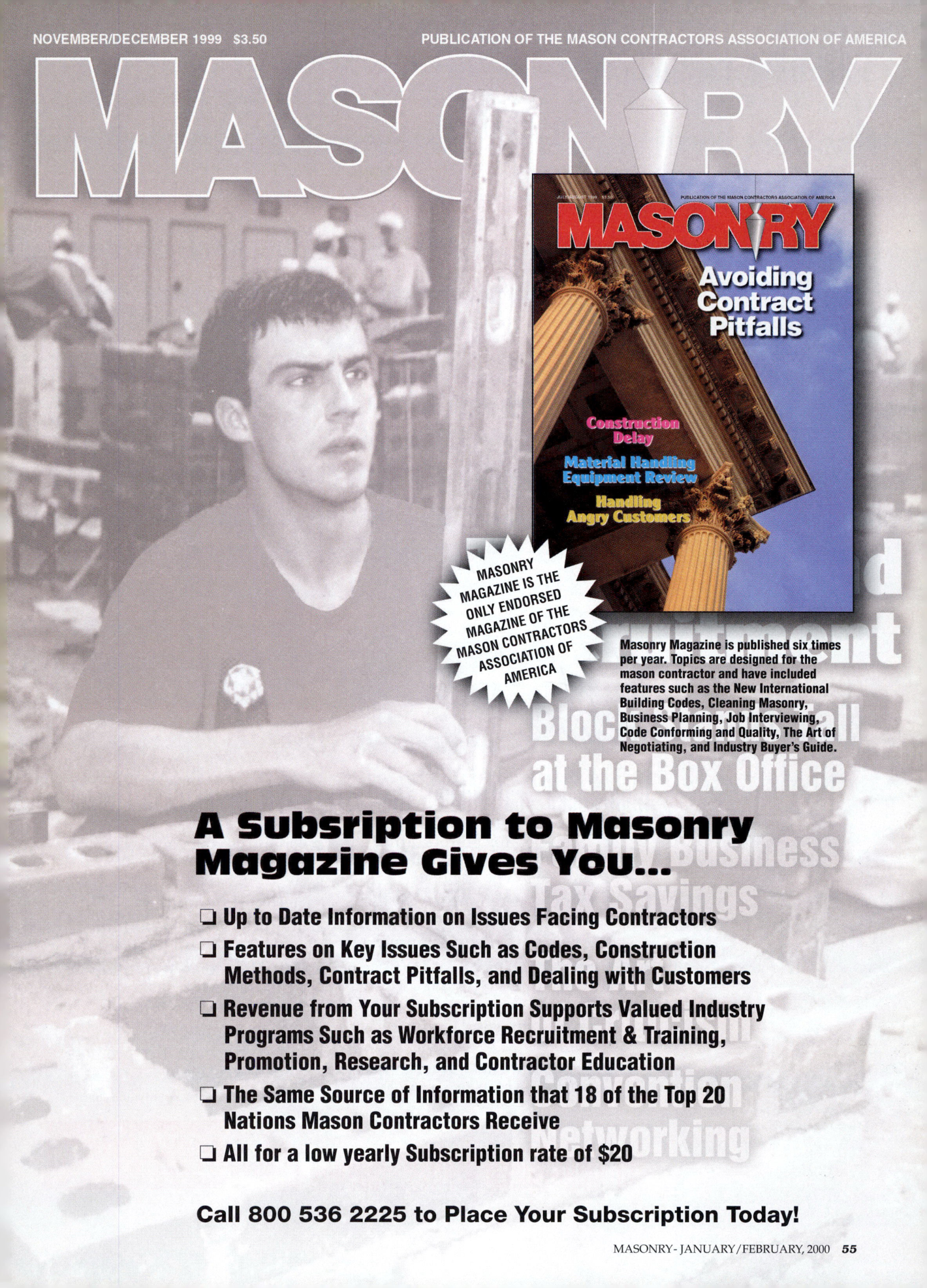 Masonry Magazine February 2000 Page. 55