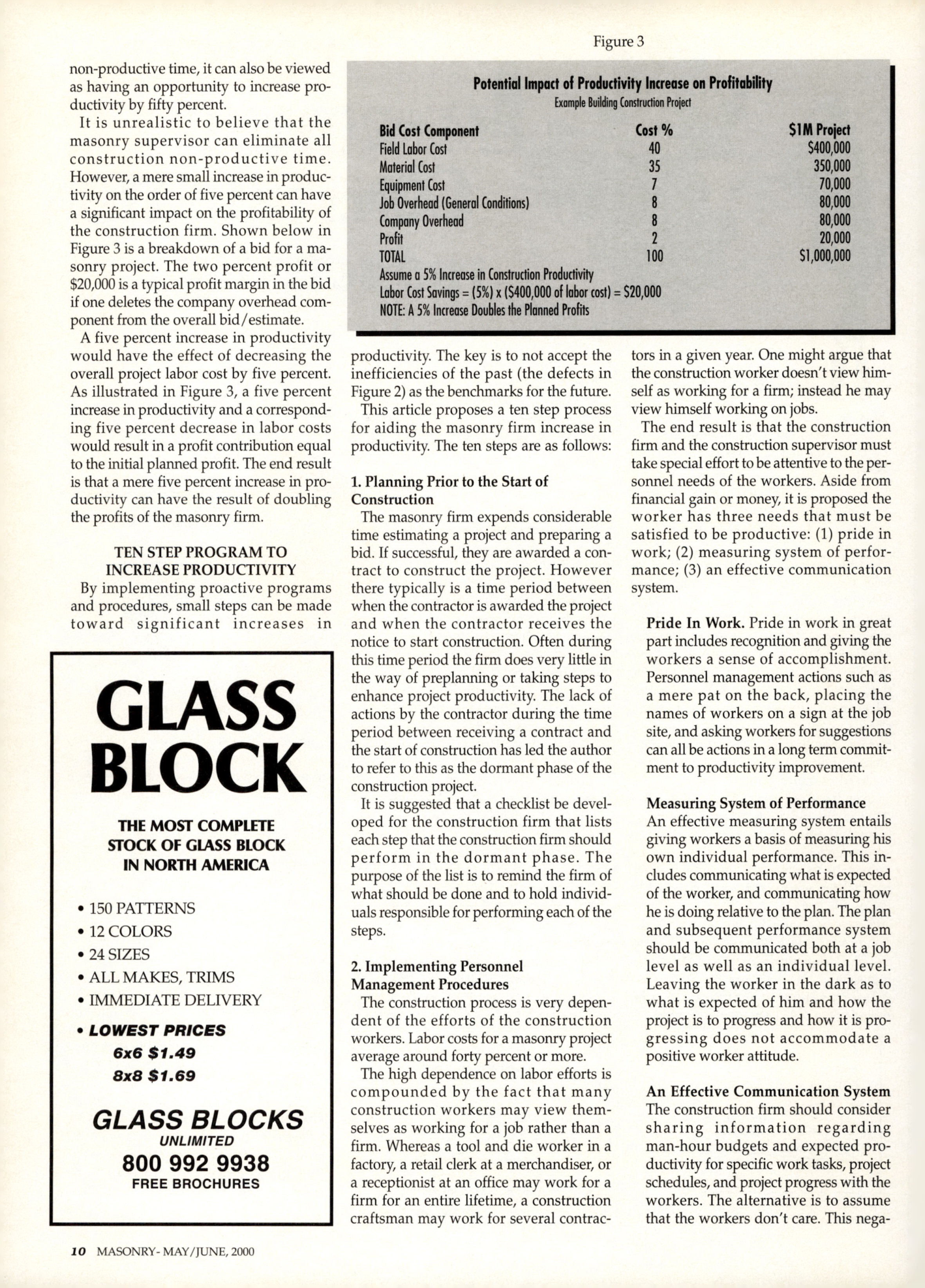 Masonry Magazine June 2000 Page. 10