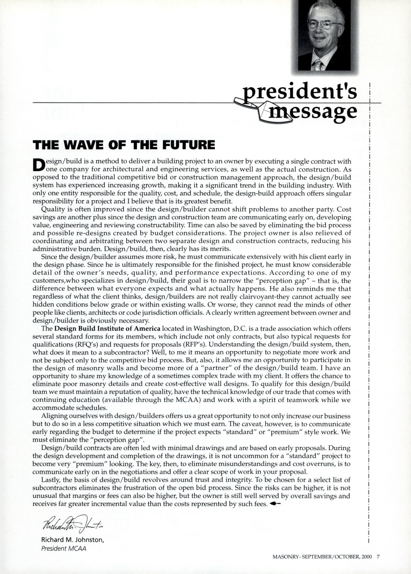 Masonry Magazine October 2000 Page. 7