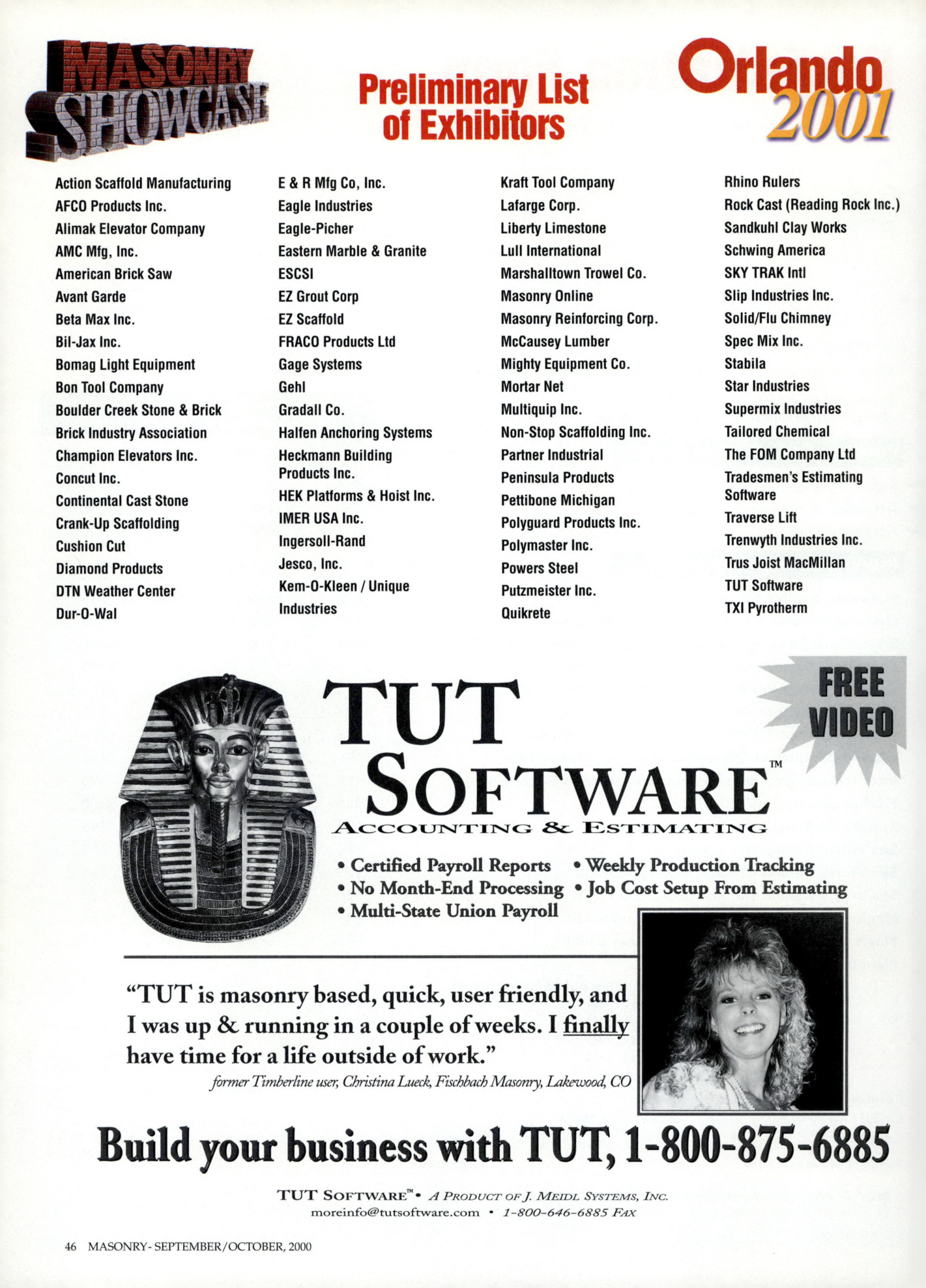 Masonry Magazine October 2000 Page. 46