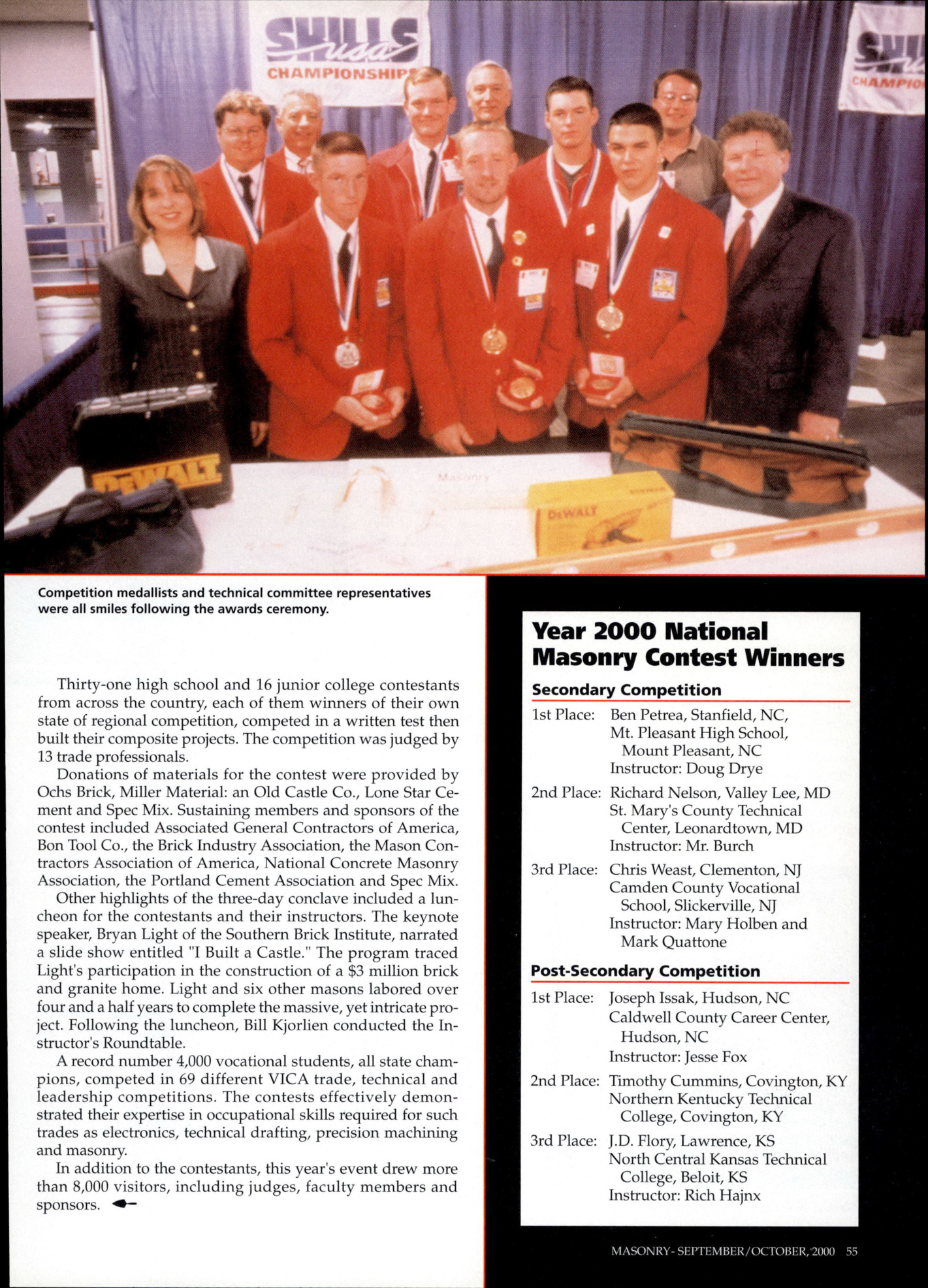 Masonry Magazine October 2000 Page. 55