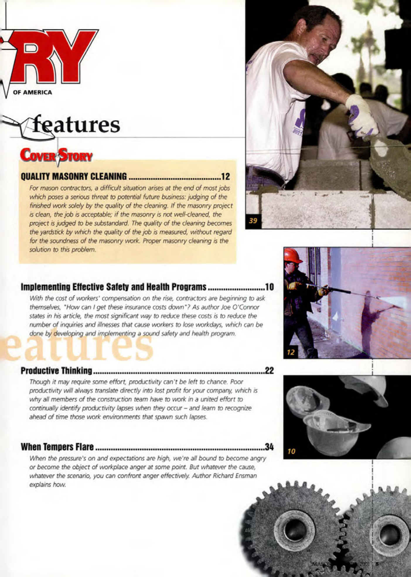 Masonry Magazine April 2001 Page. 5
