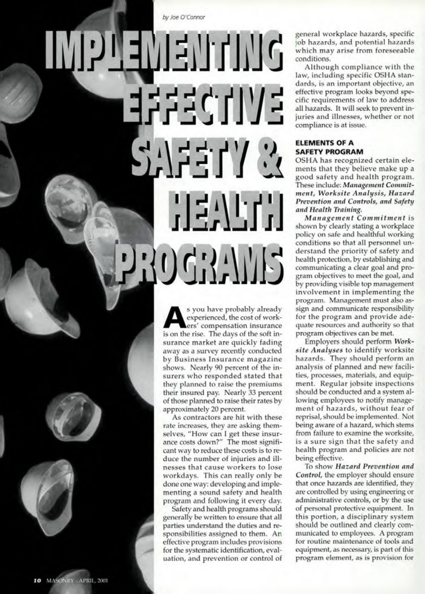 Masonry Magazine April 2001 Page. 10