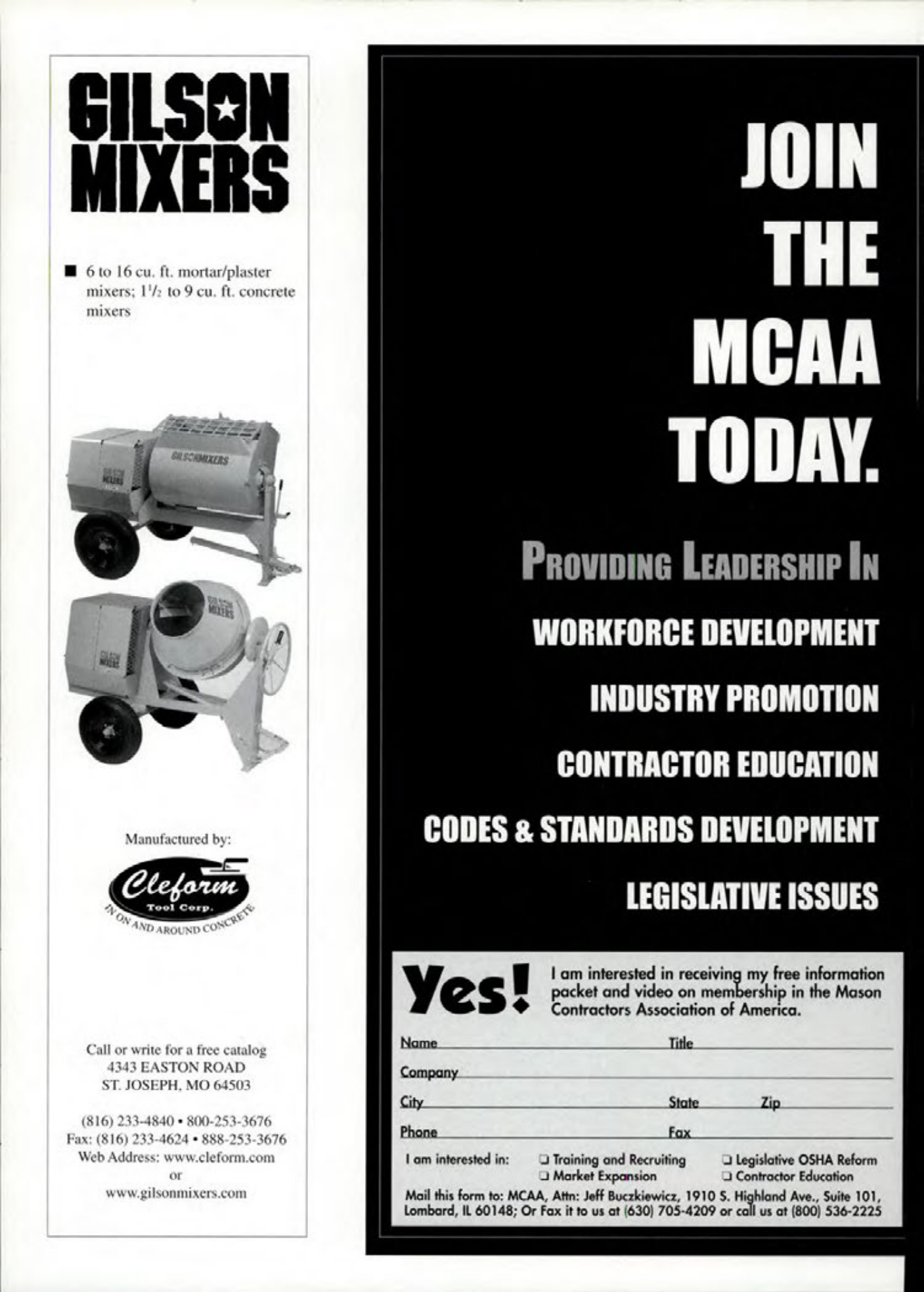 Masonry Magazine April 2001 Page. 14