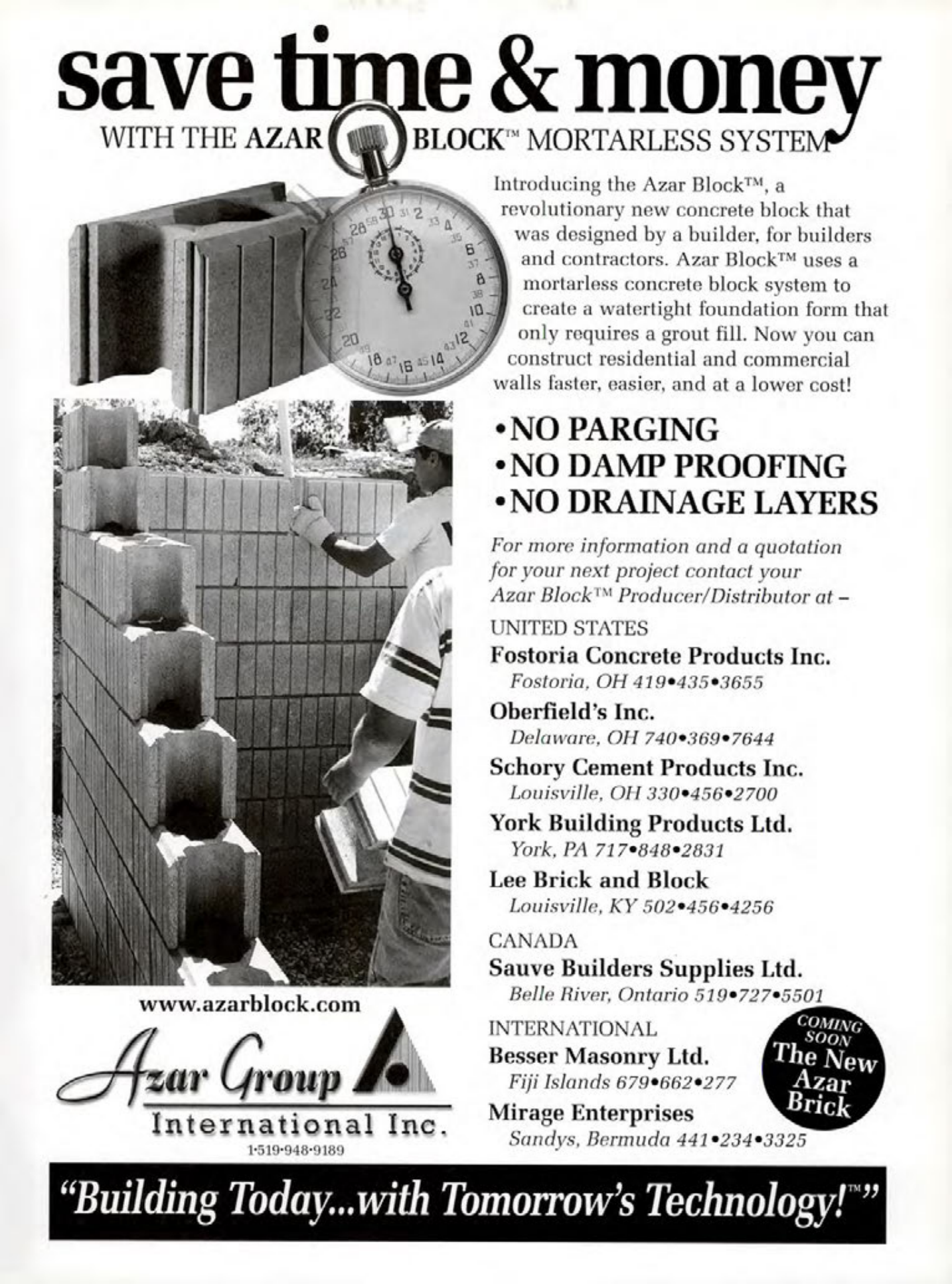 Masonry Magazine August 2001 Page. 5
