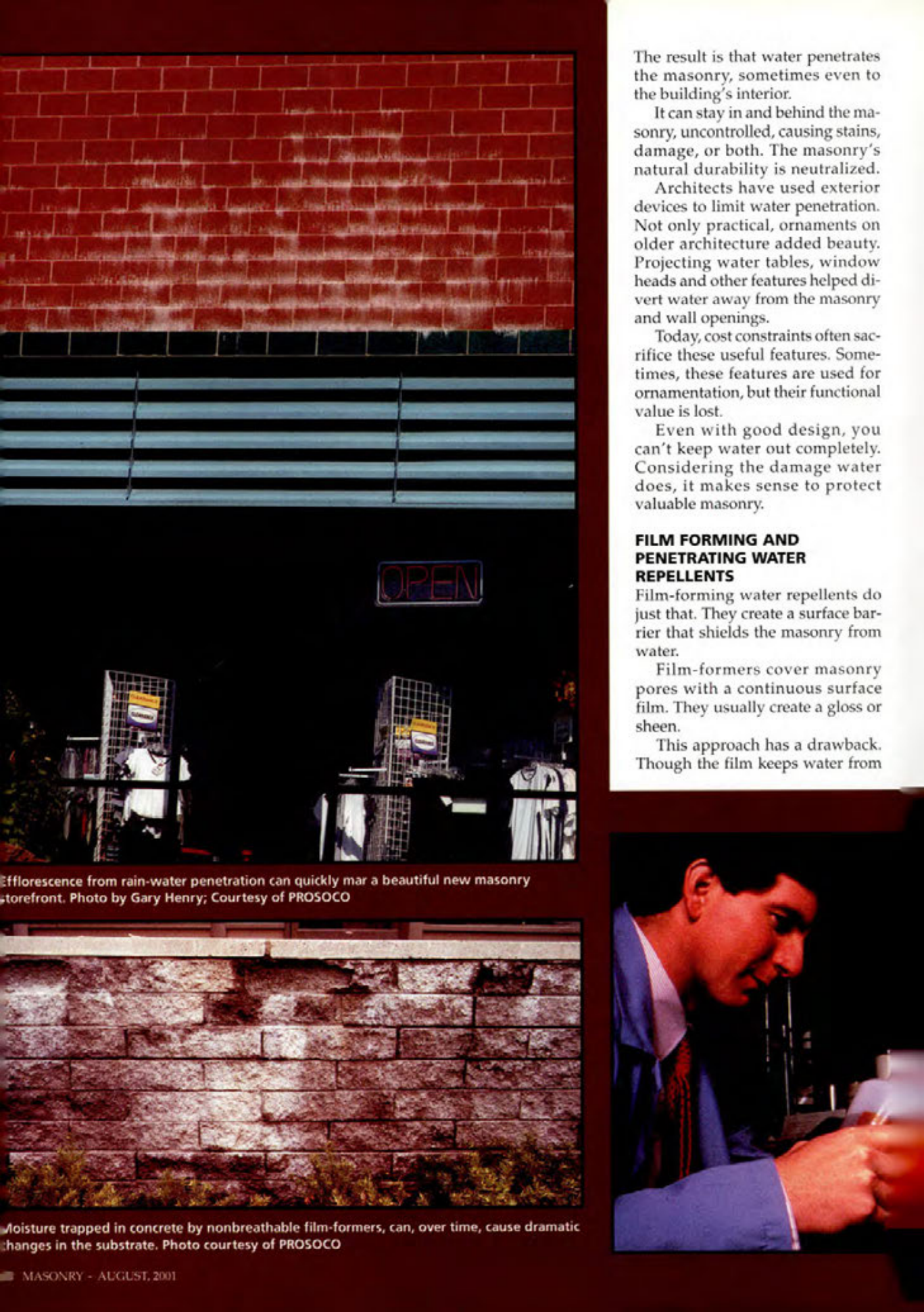 Masonry Magazine August 2001 Page. 28
