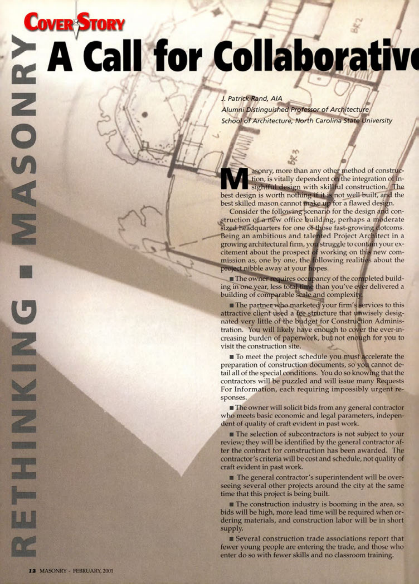 Masonry Magazine February 2001 Page. 12