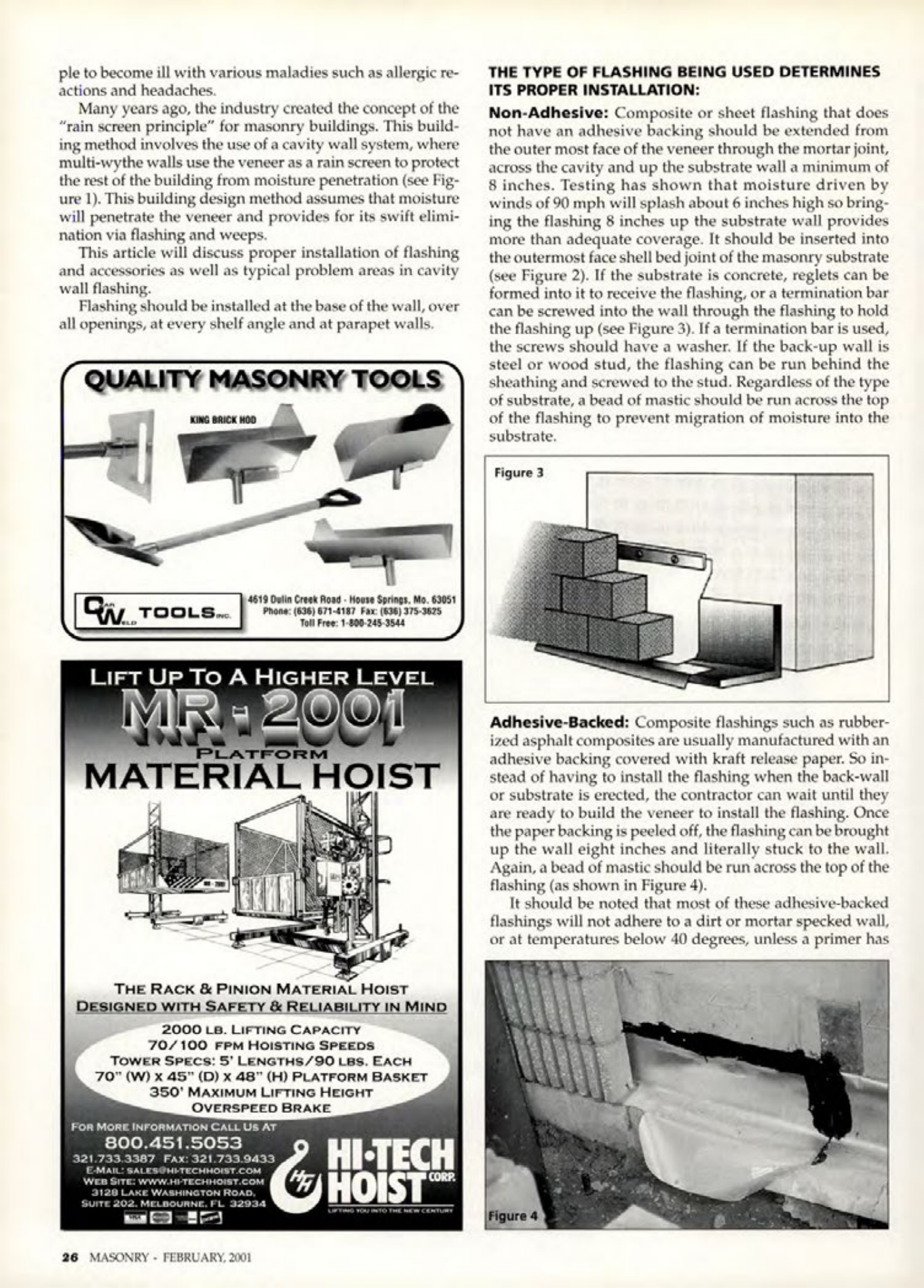 Masonry Magazine February 2001 Page. 26