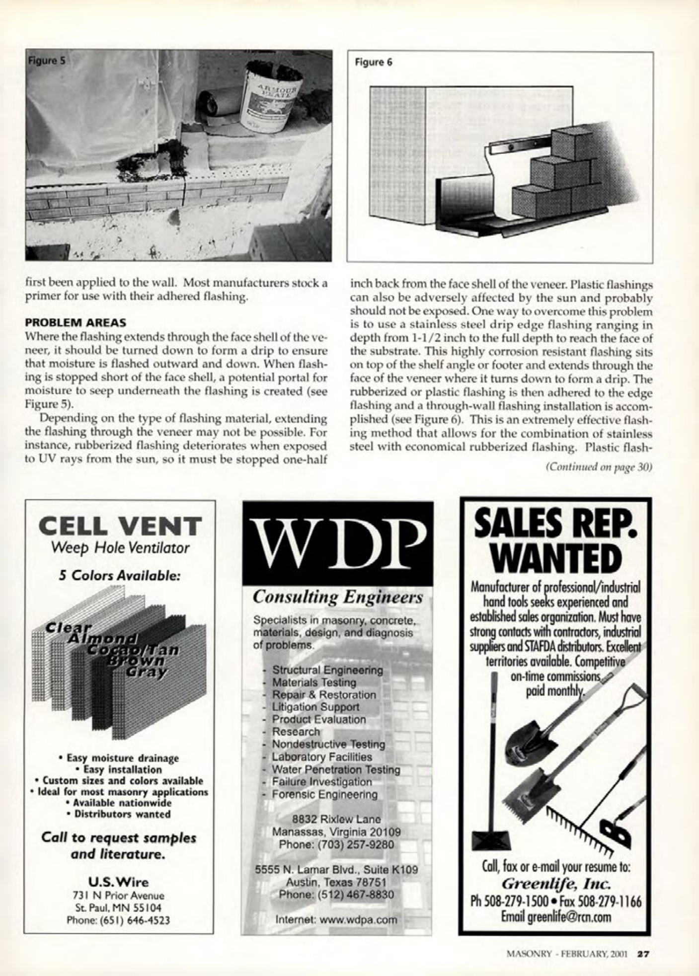 Masonry Magazine February 2001 Page. 27