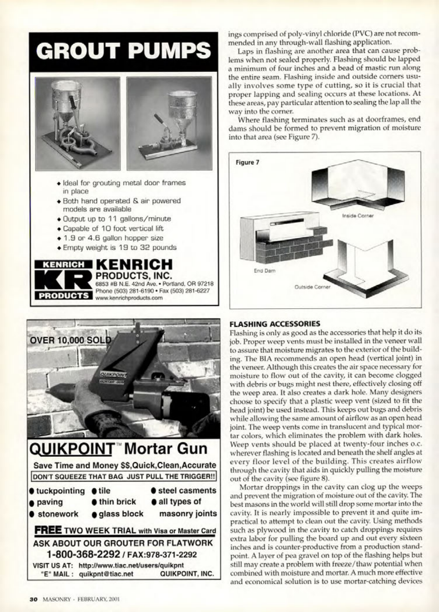 Masonry Magazine February 2001 Page. 30