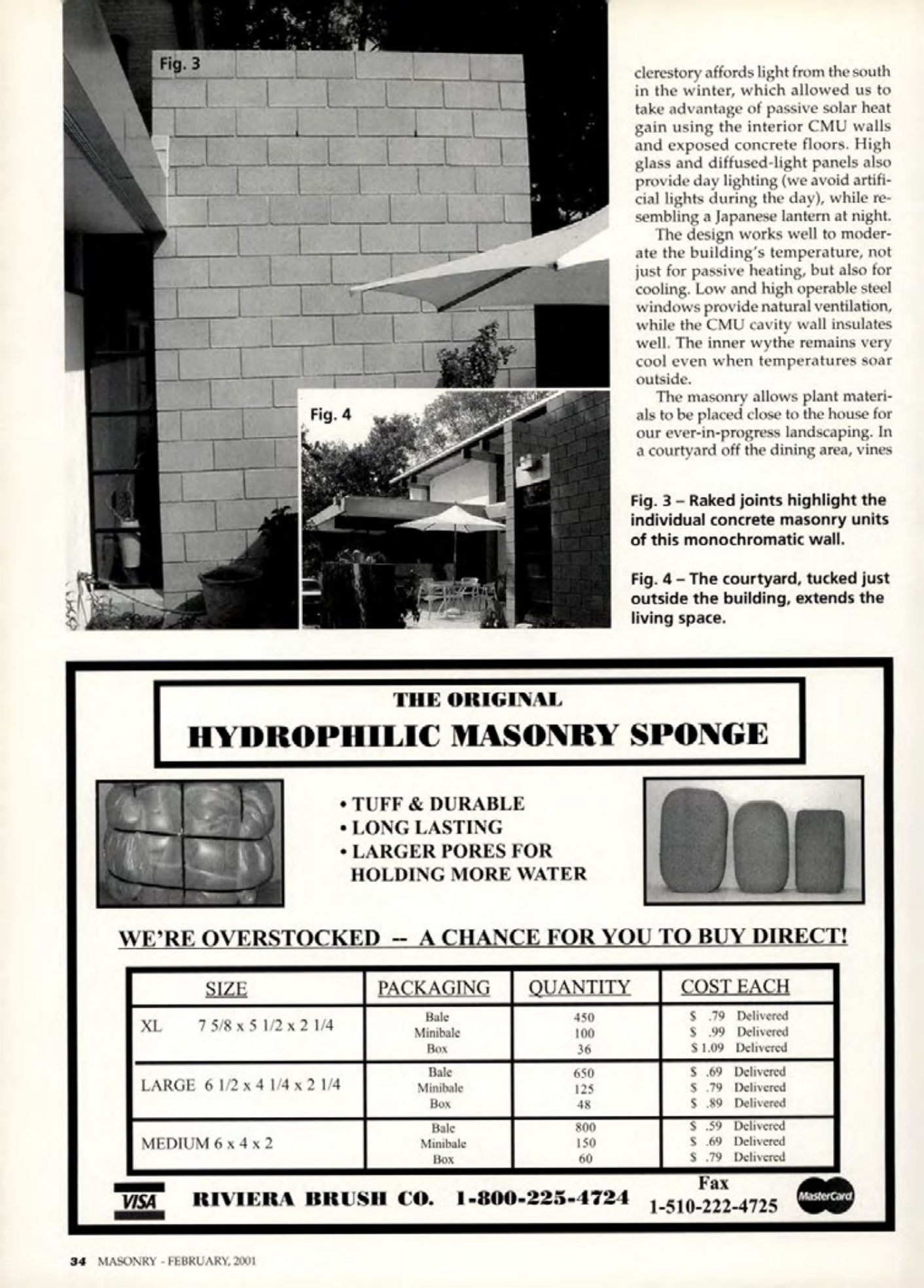 Masonry Magazine February 2001 Page. 34