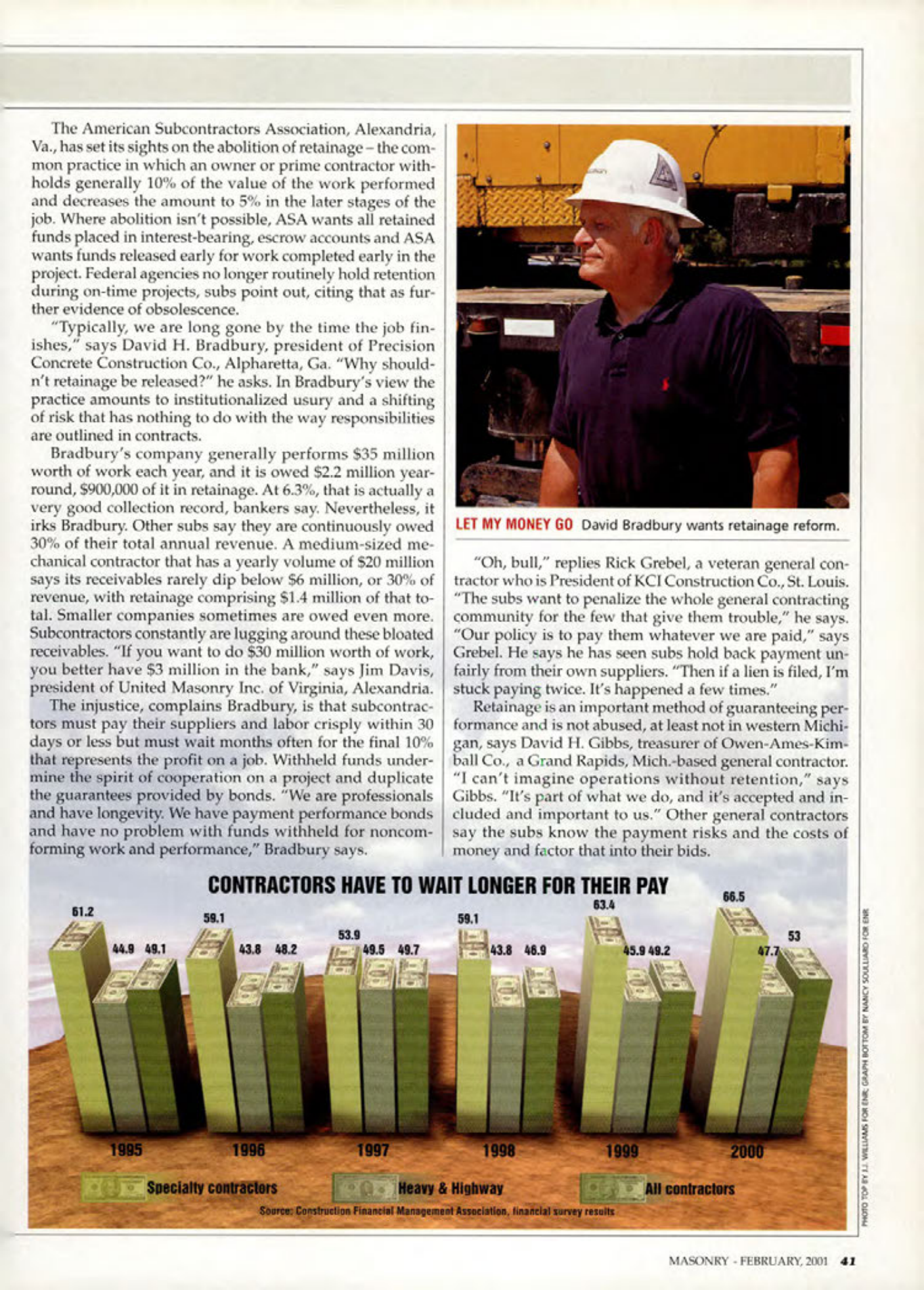 Masonry Magazine February 2001 Page. 41