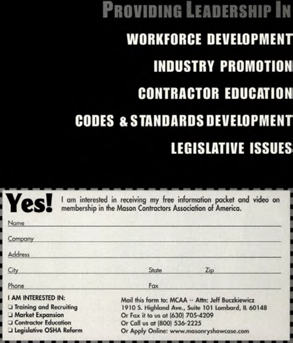 Masonry Magazine February 2001 Page. 42