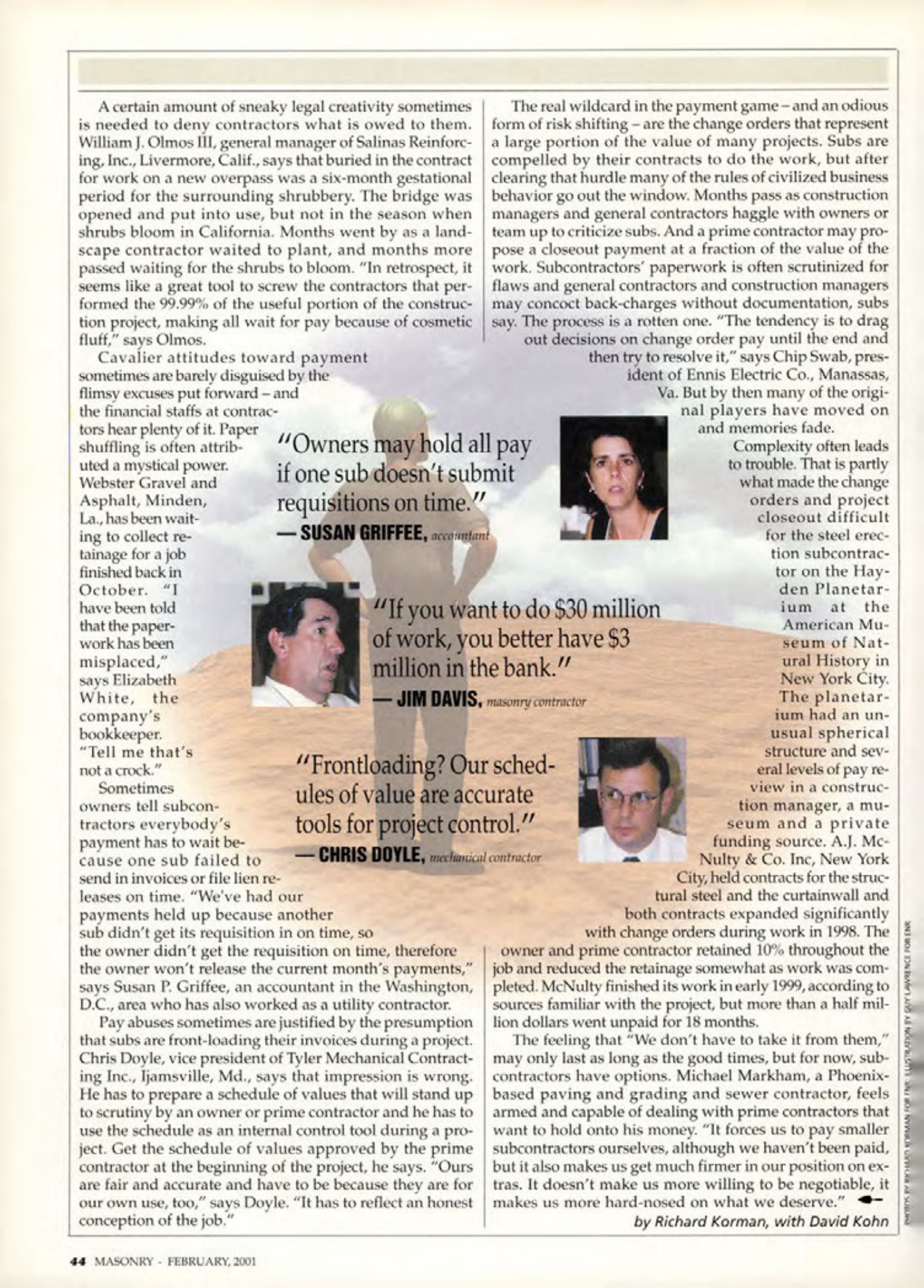 Masonry Magazine February 2001 Page. 44