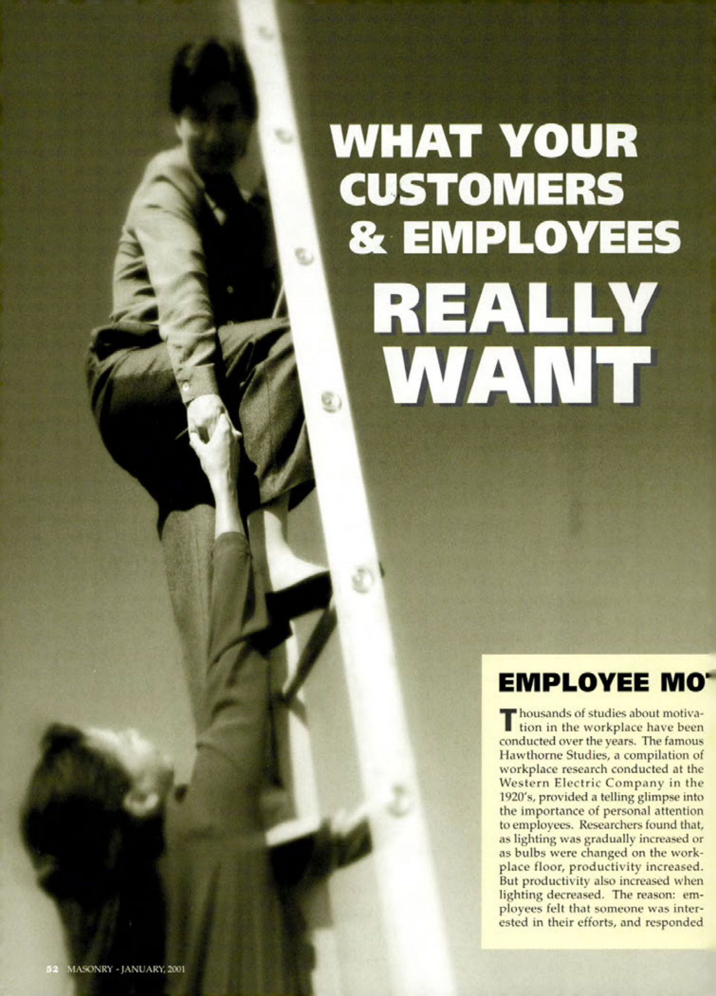 Masonry Magazine January 2001 Page. 52