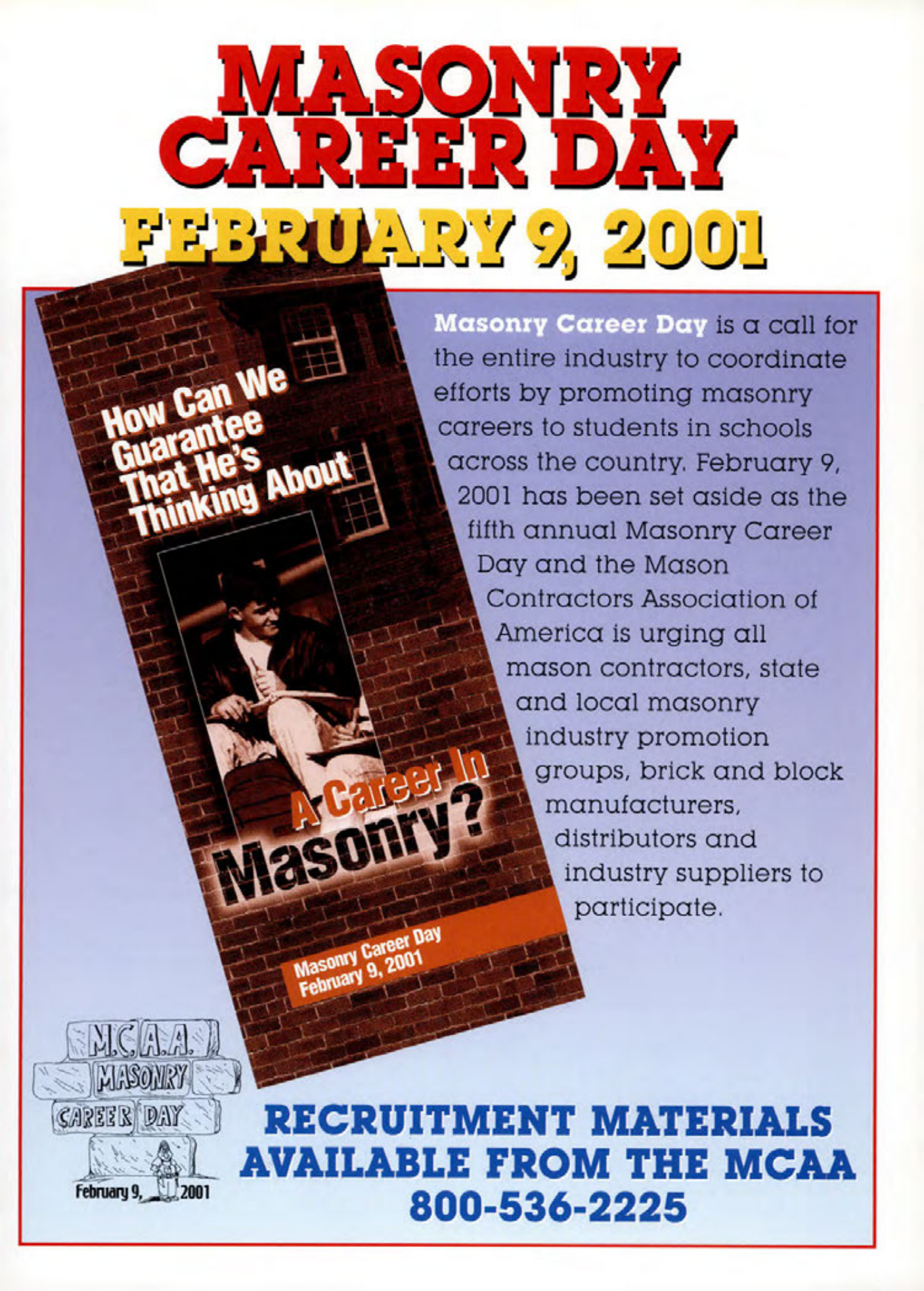 Masonry Magazine January 2001 Page. 73