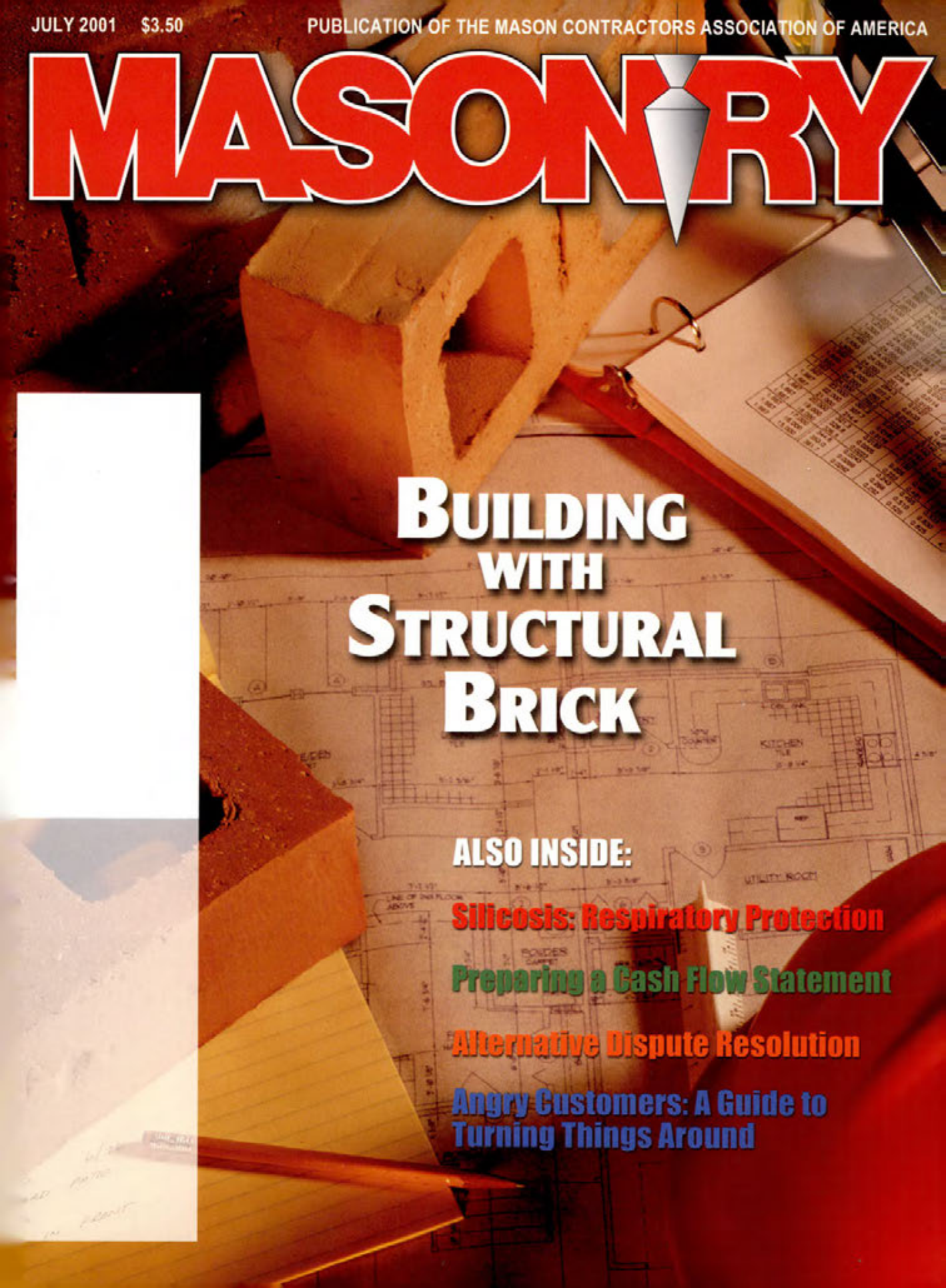 Masonry Magazine July 2001 Page. 1
