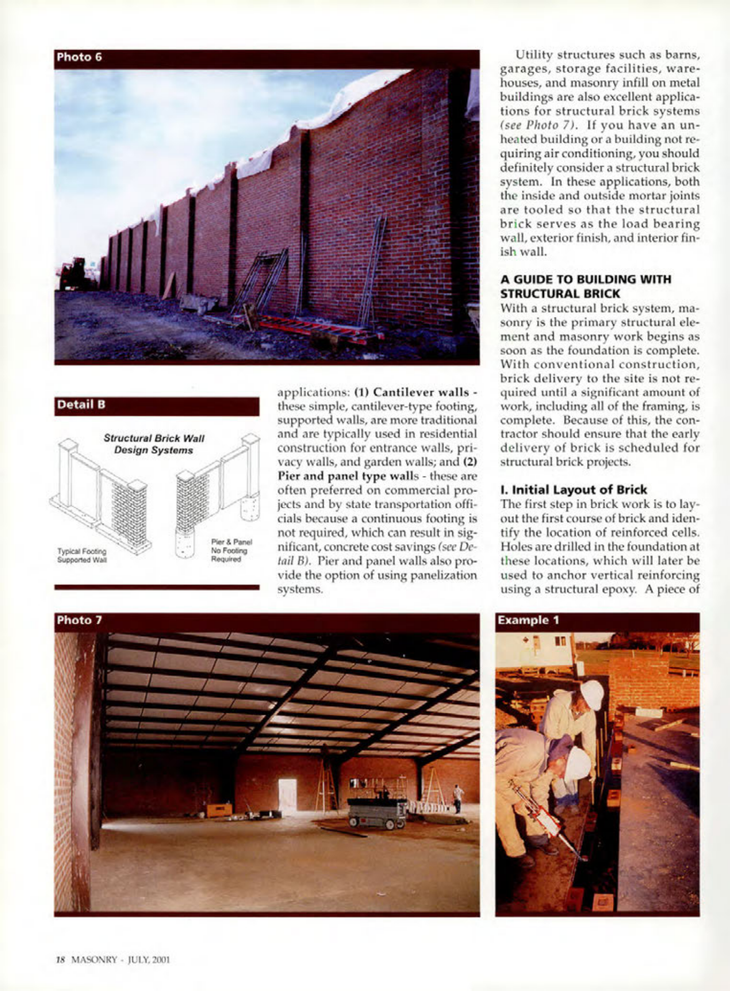 Masonry Magazine July 2001 Page. 18