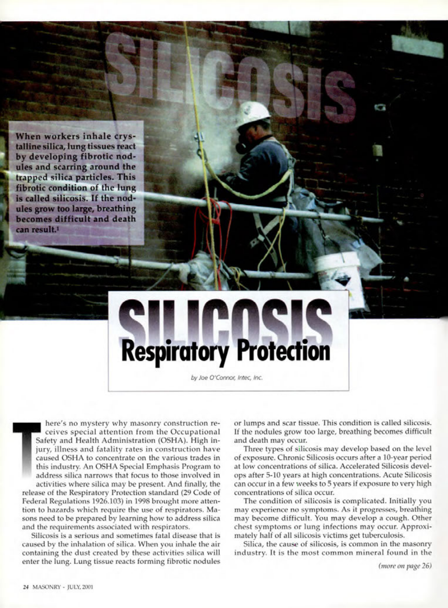 Masonry Magazine July 2001 Page. 24