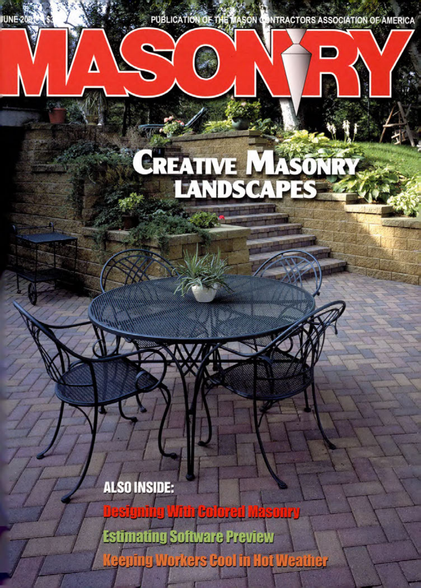 Masonry Magazine June 2001 Page. 1